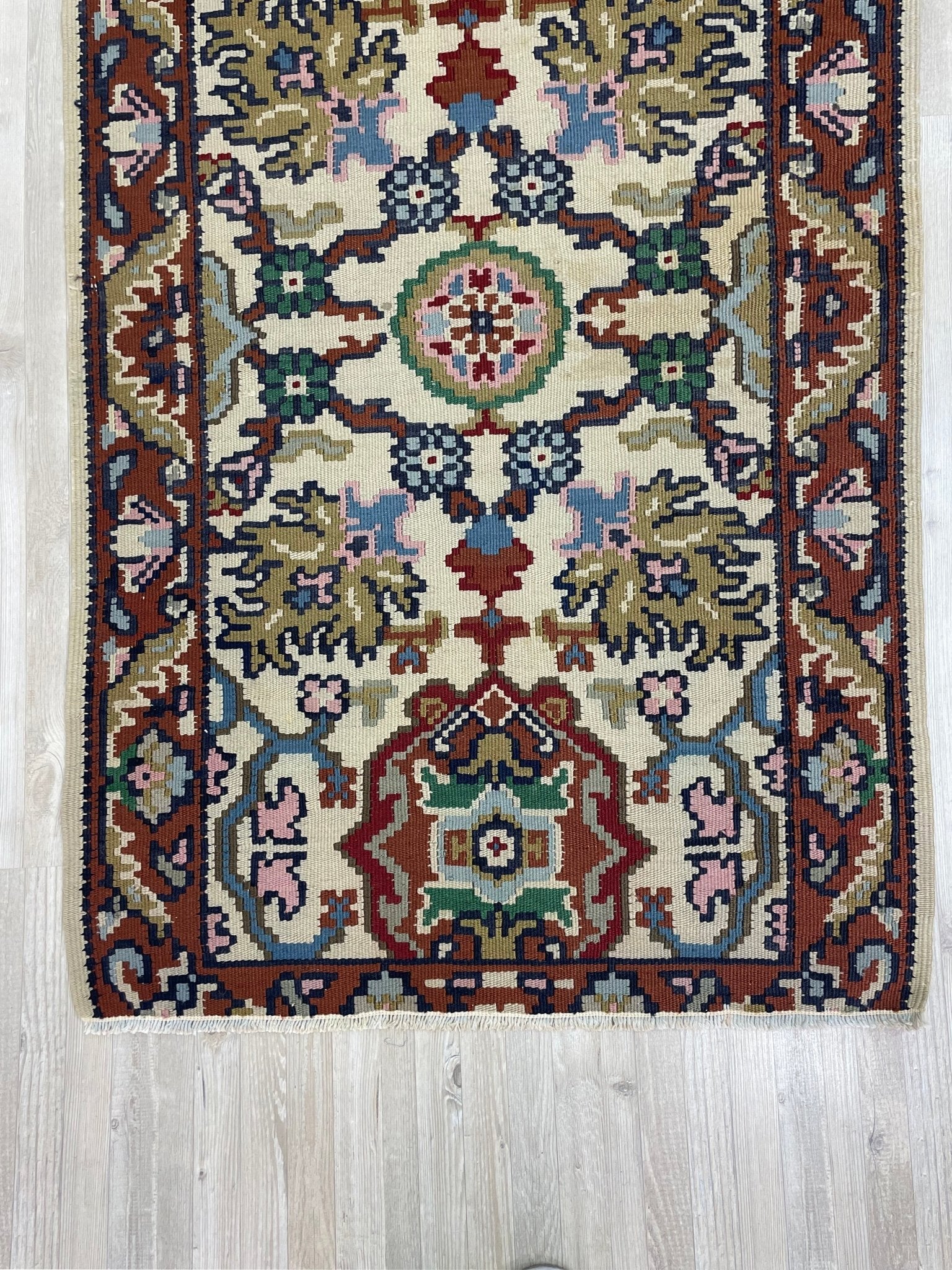 Turkish kilim mini vintage rug doormat bathroom mat san francisco bay area rug shopping online