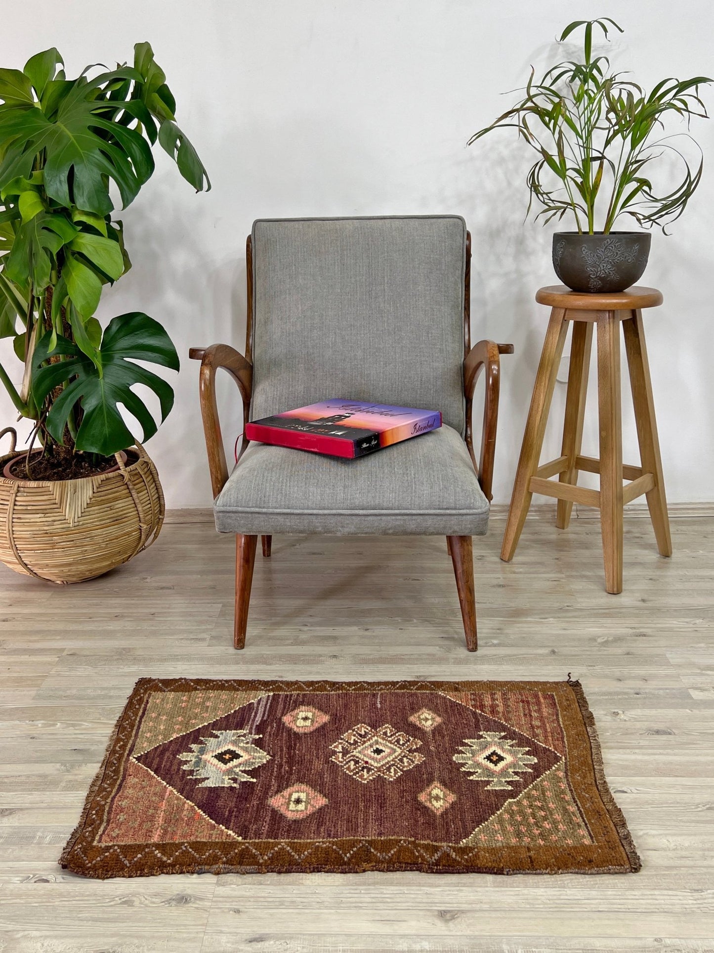 vintage mini rug handmade wool door mat bath mat bathroom rug shop san francisco bay area palo alto berkeley shop online
