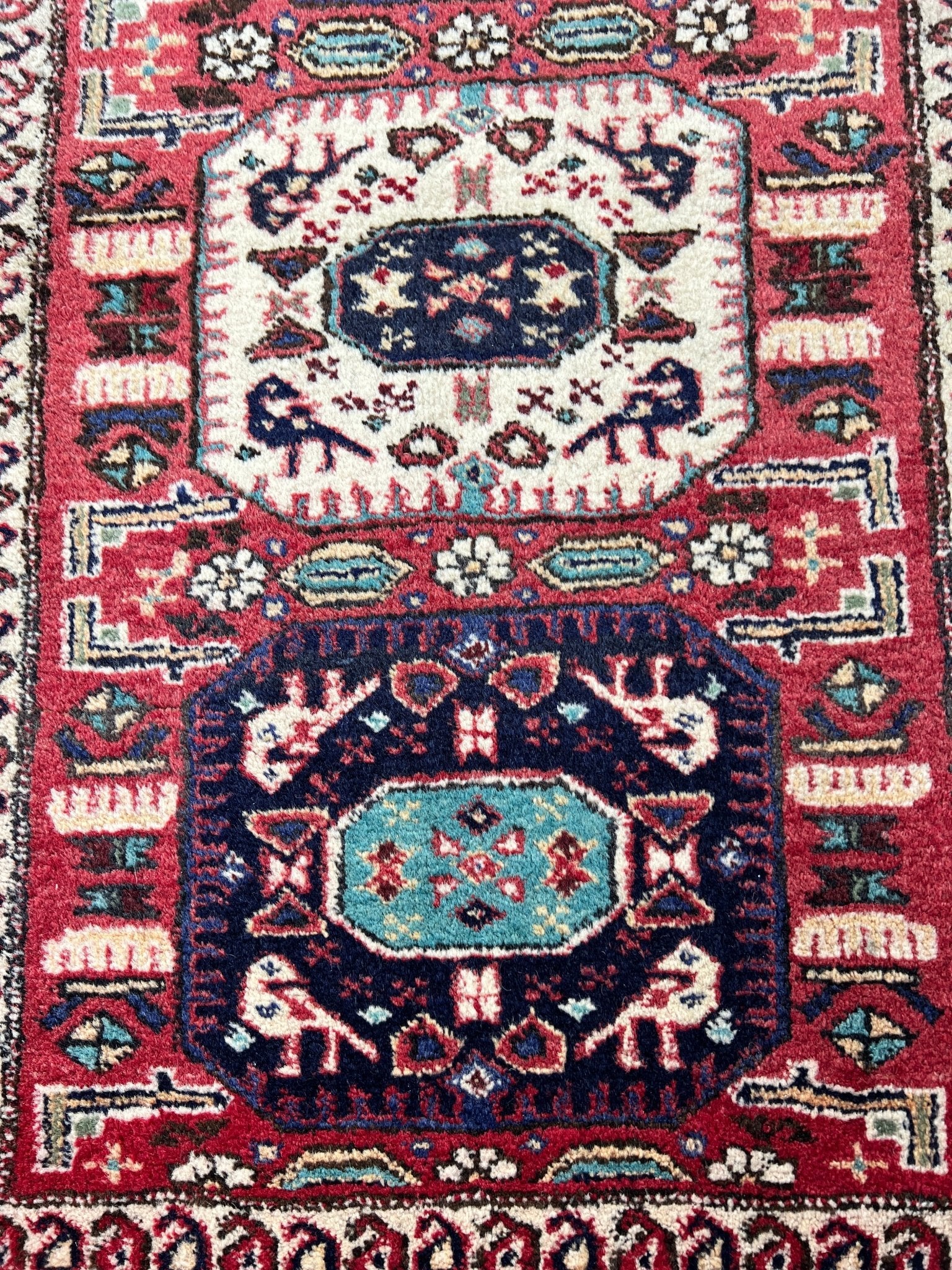 Turkish mini rug. Vintage rug shop san francisco bay area