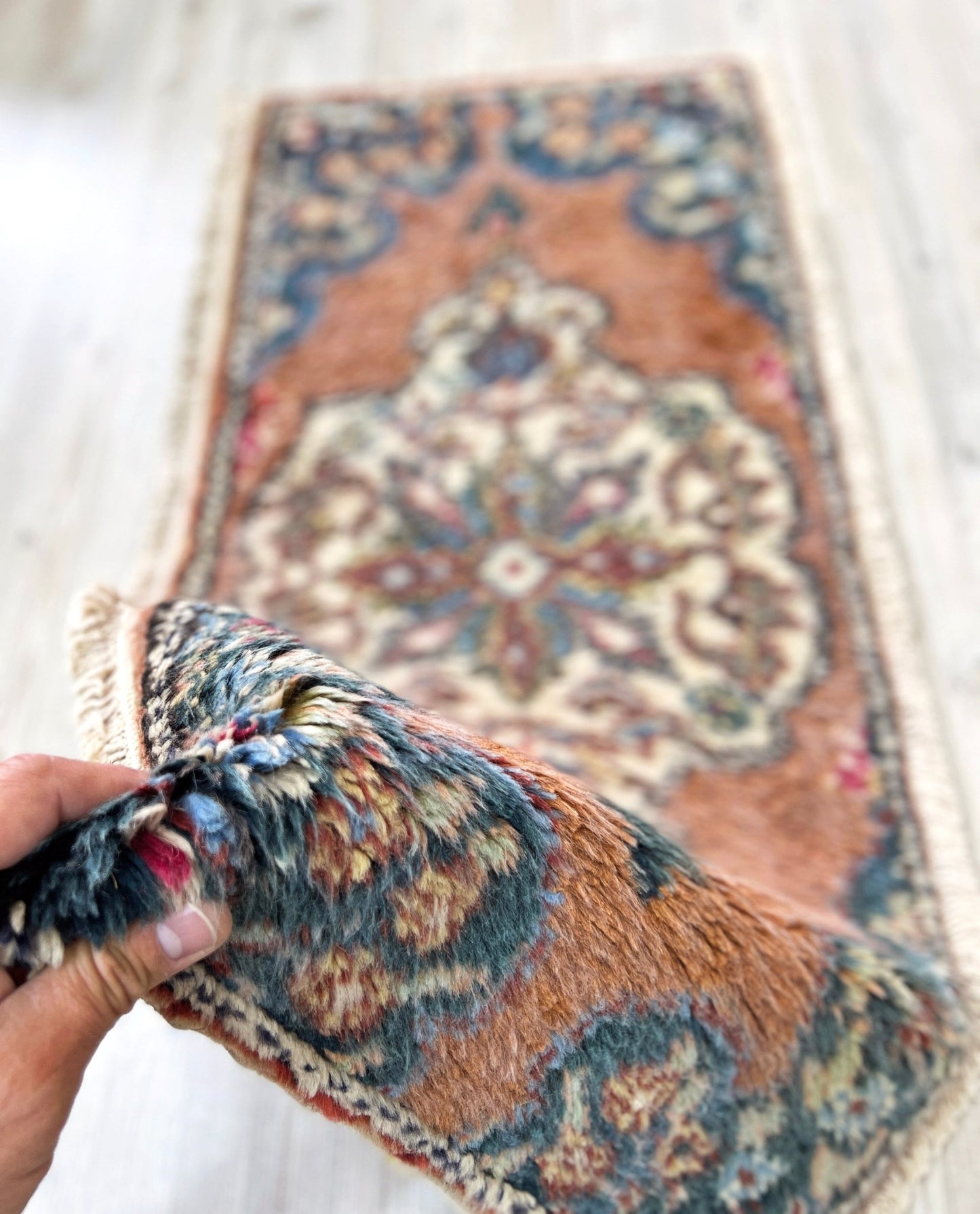 Turkish mini rug doormat bath mat. Buy wool handmade rug online