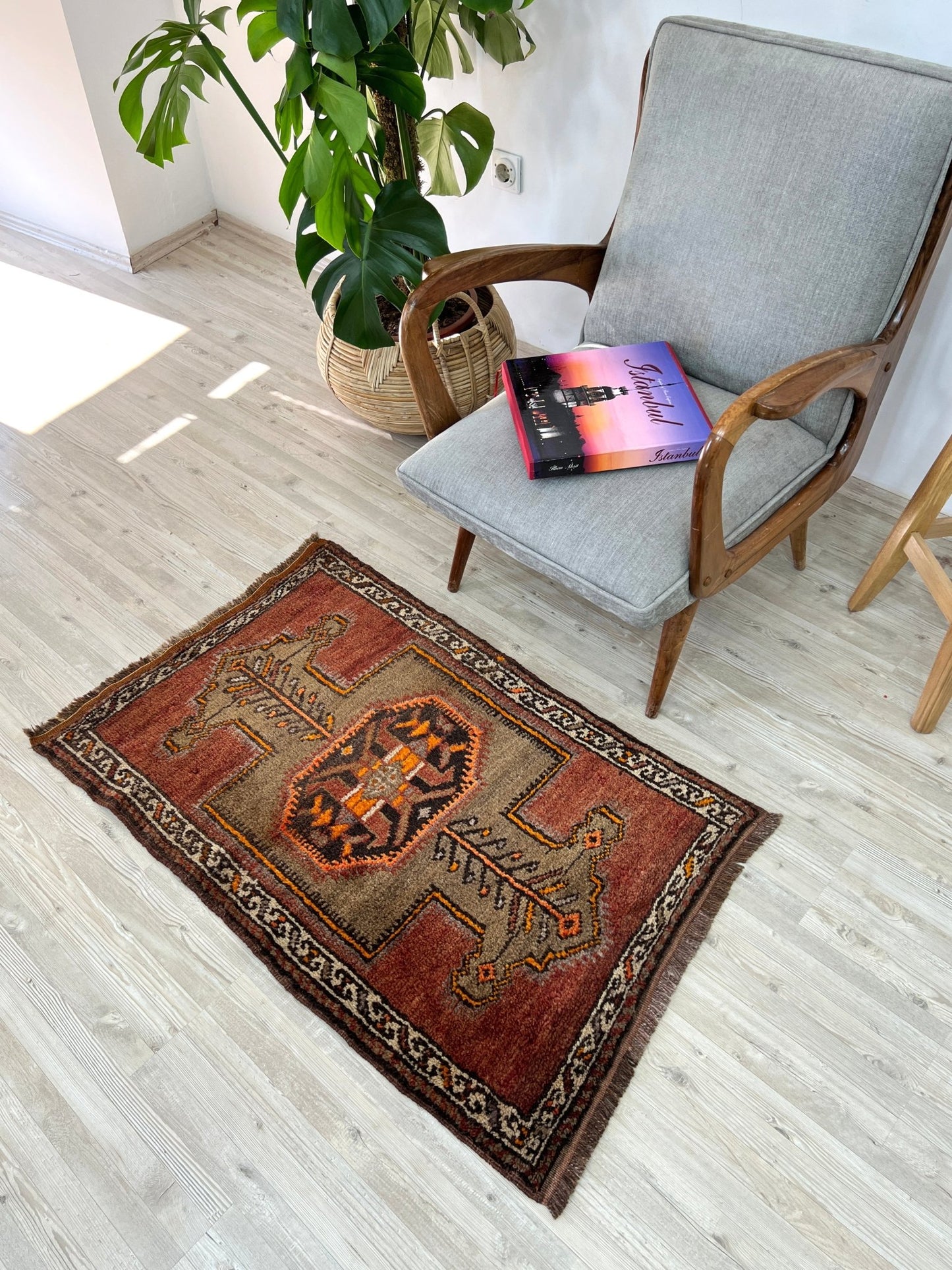 wool vintage rug for bathroom door mat turkish mini rug shop san francisco bay area palo alto berkeley buy vintage rug online