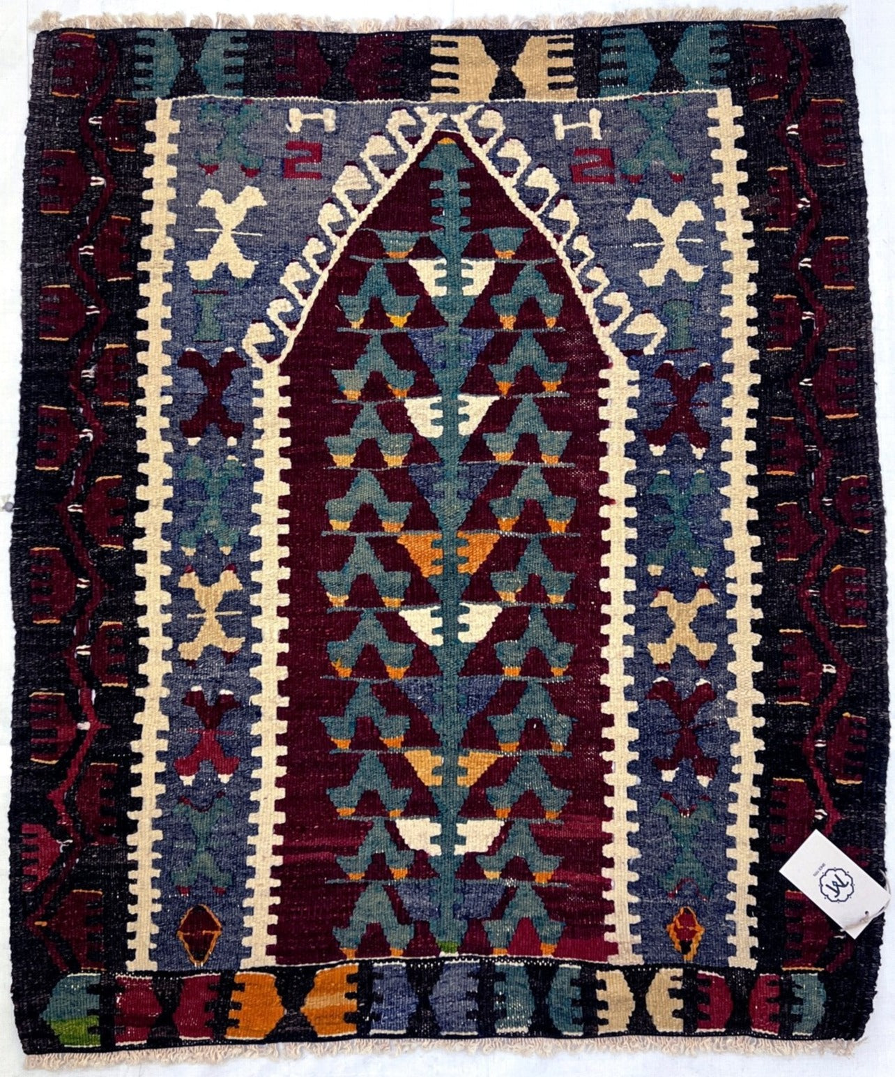 vintage rug small mini door mat bath mat turkish prayer rug kayseri rug shopping san francisco