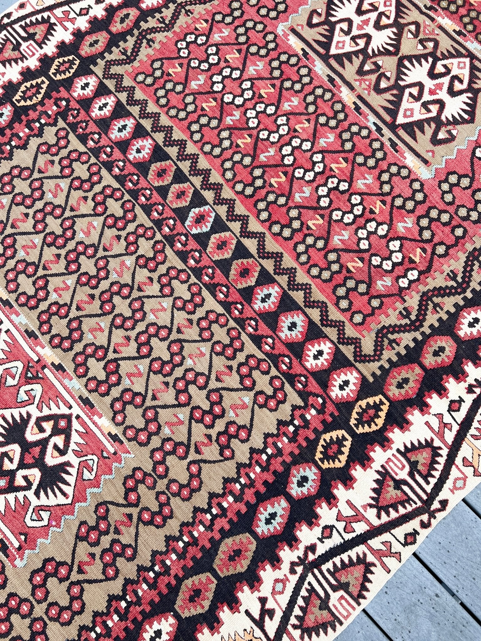 Kayseri antique wide runner vintage turkish kilim rug shop san francisco bay area. Buy handmade wool Oriental rug online