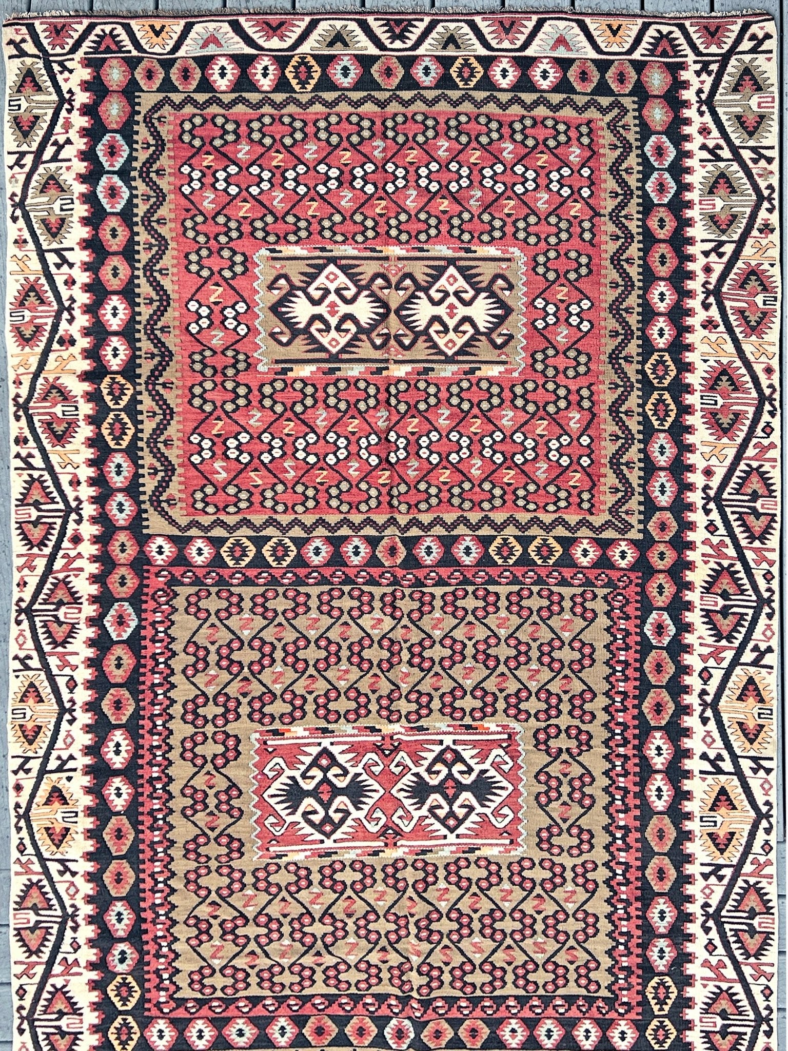 Kayseri antique wide runner vintage turkish kilim rug shop san francisco bay area. Buy handmade wool Oriental rug online