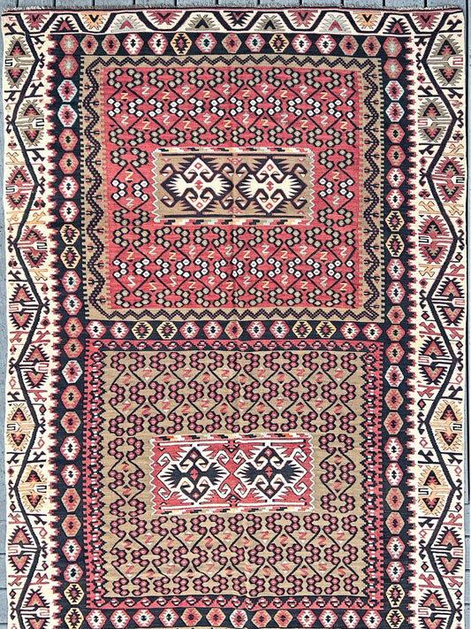 Kayseri antique wide runner vintage turkish kilim rug shop san francisco bay area. Buy handmade wool Oriental rug online