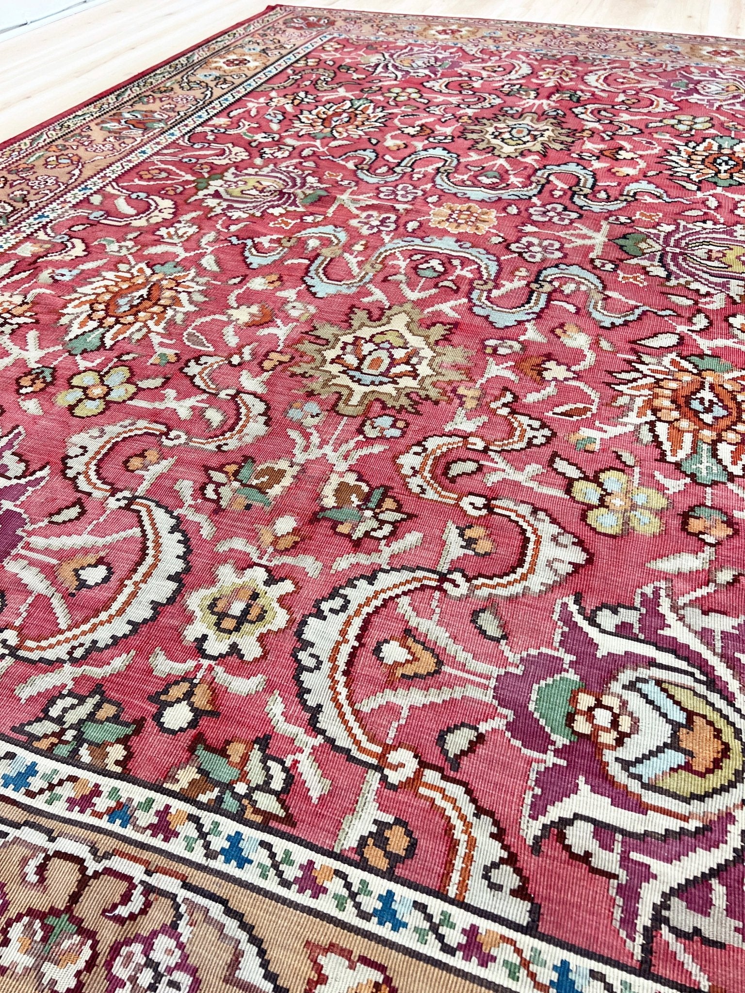 Large Balkan Kilim Rug | Buy Kilim Rugs Online | San Mateo, Berkeley CA ...