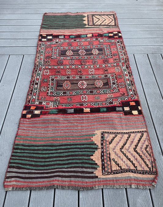 Bakhtiari saddle bag runner rug. Persian rug shop Oriental rug store San francisco Bya Area. Buy rugs online free shipping