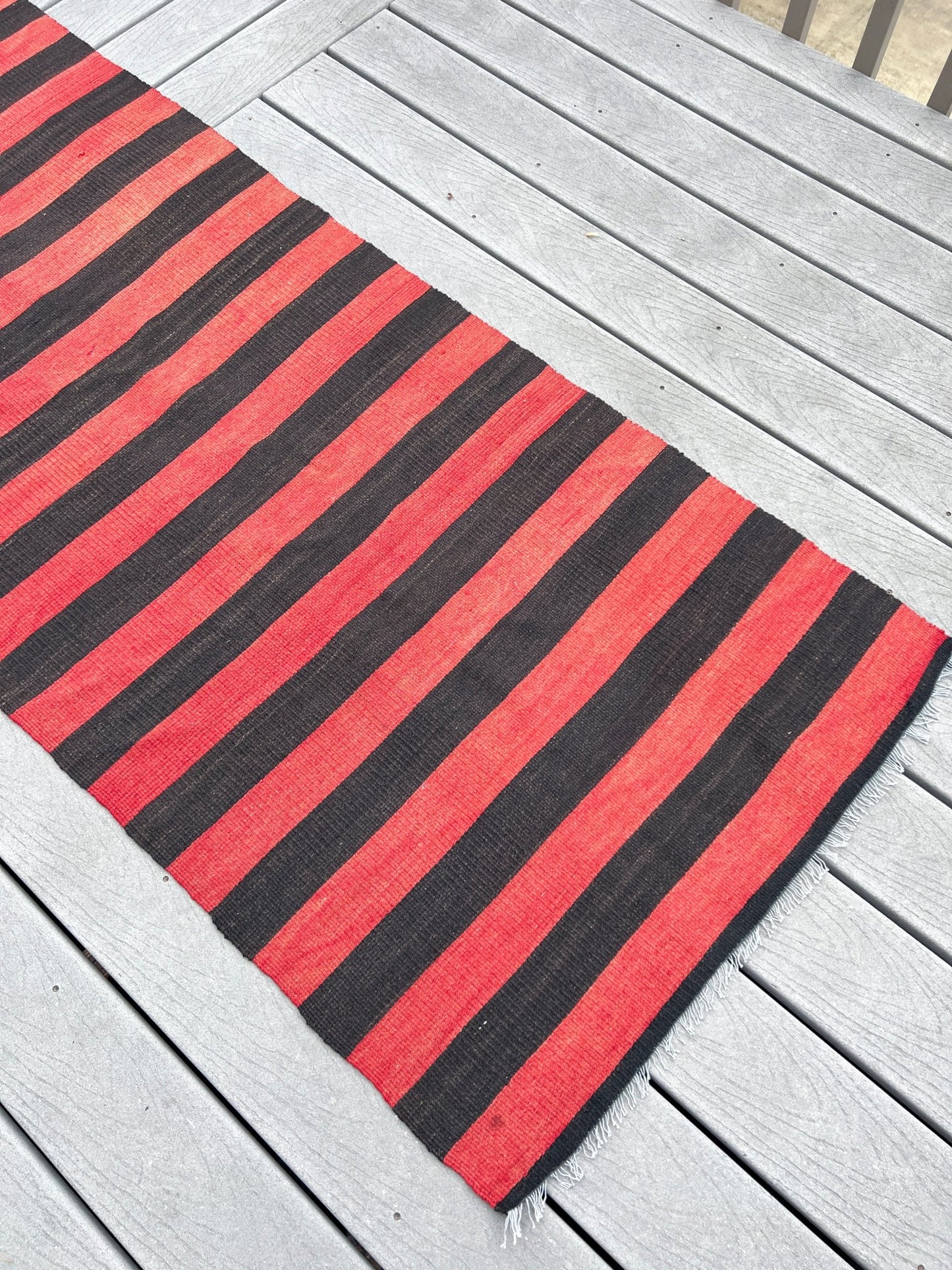 Navajo Striped handmade wool Vintage Turkish Kilim Runner Rug shop Berkeley, San francisco bay area. Oriental Rug store buy