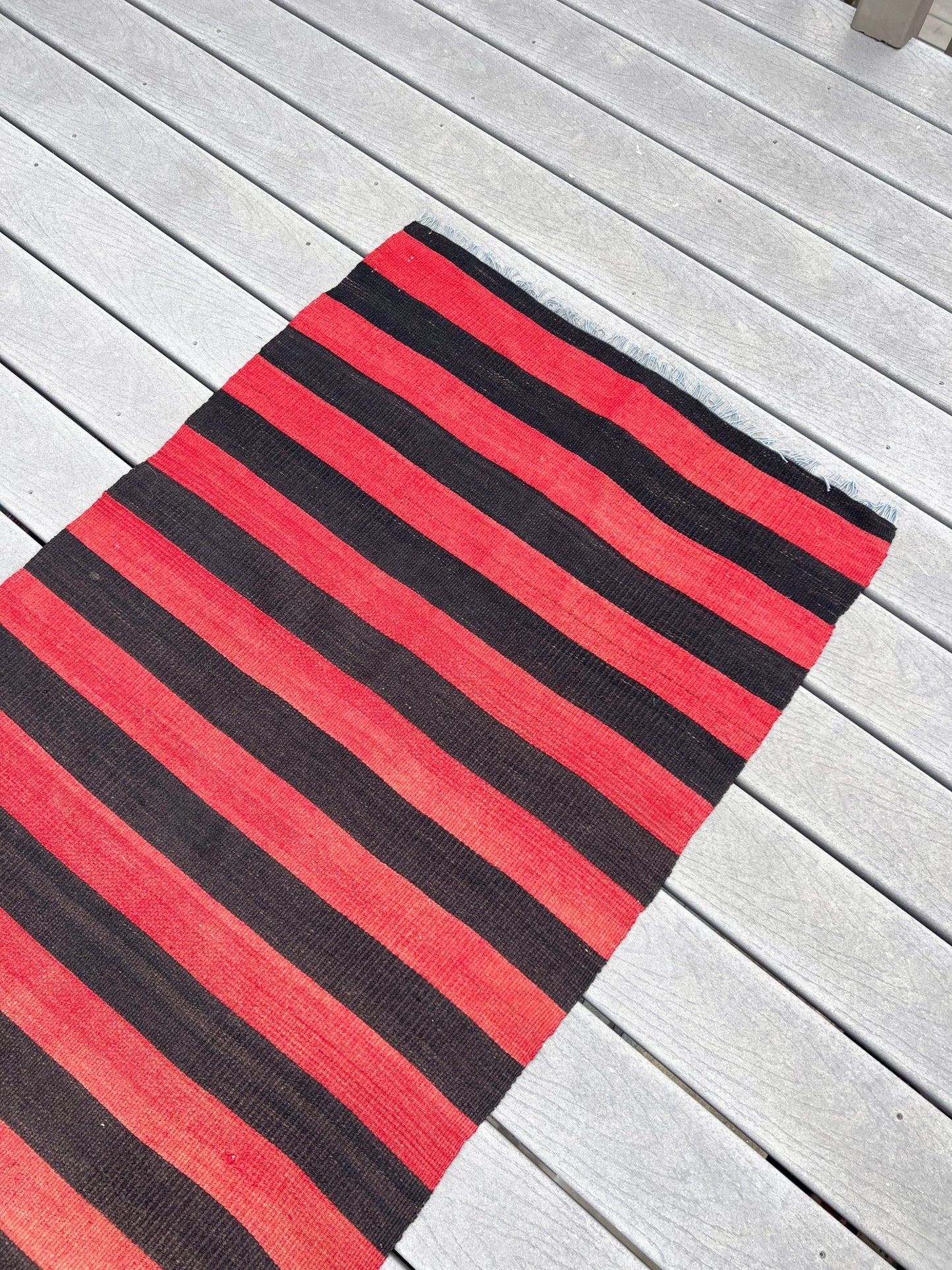 Navajo Striped handmade wool Vintage Turkish Kilim Runner Rug shop Berkeley, San francisco bay area. Oriental Rug store buy