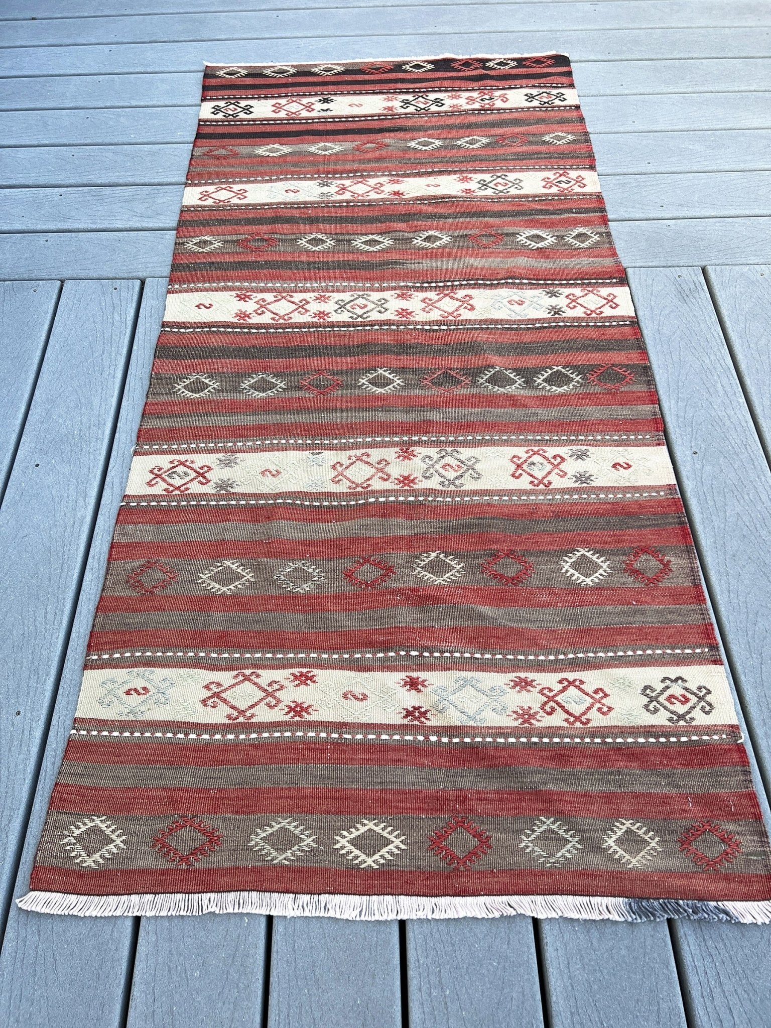 Sivas wool handmade vintage turkish runner kilim rug shop san francisco bay area. Oriental rug store. Buy rug online