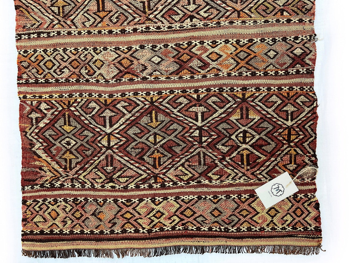 Handmade wool turkish mini rug. Handmade rug shop san francisco Bay area.