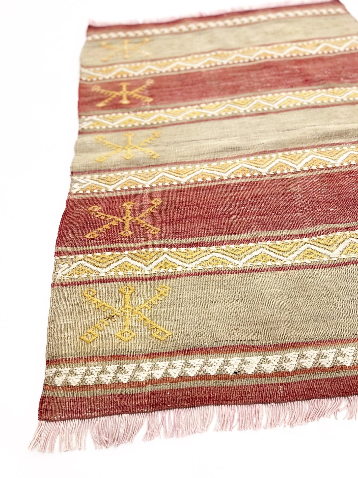 Sivas handmade wool mini rug bathmat doormat. Turkish rug shop san francisco bay area.