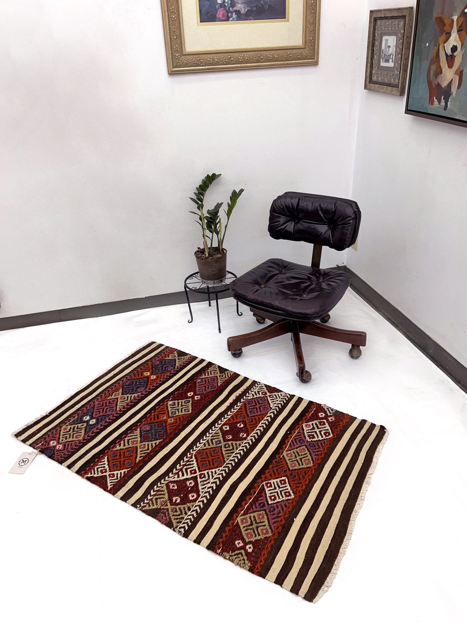turkish vintage small mini rug for entry bathroom bedroom door mat san francisco rug shopping