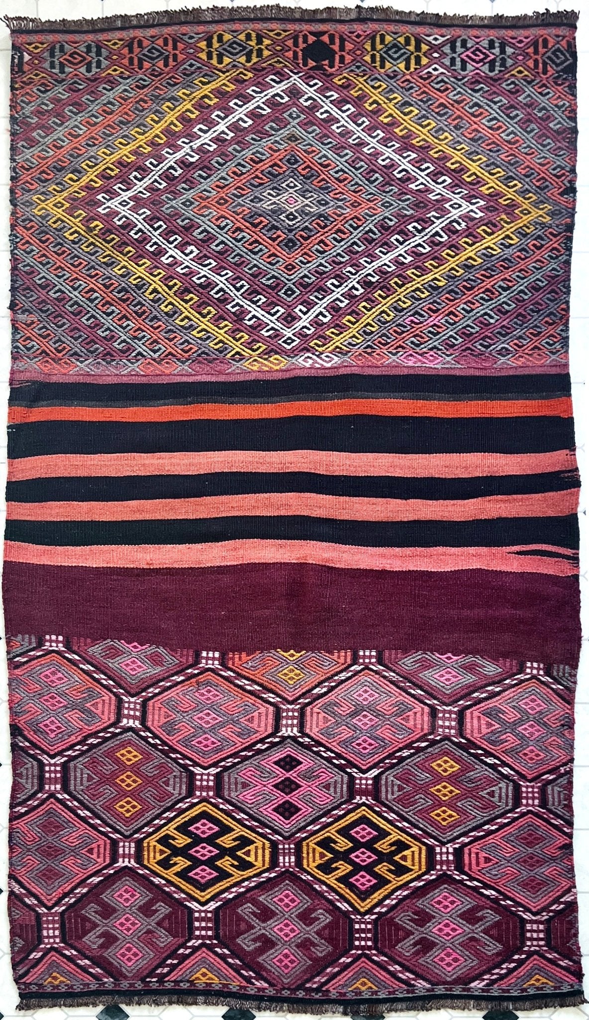 Kars turkish kilim rug shop berkeley, san francisco bay area, palo alto. Handmade wool small rug