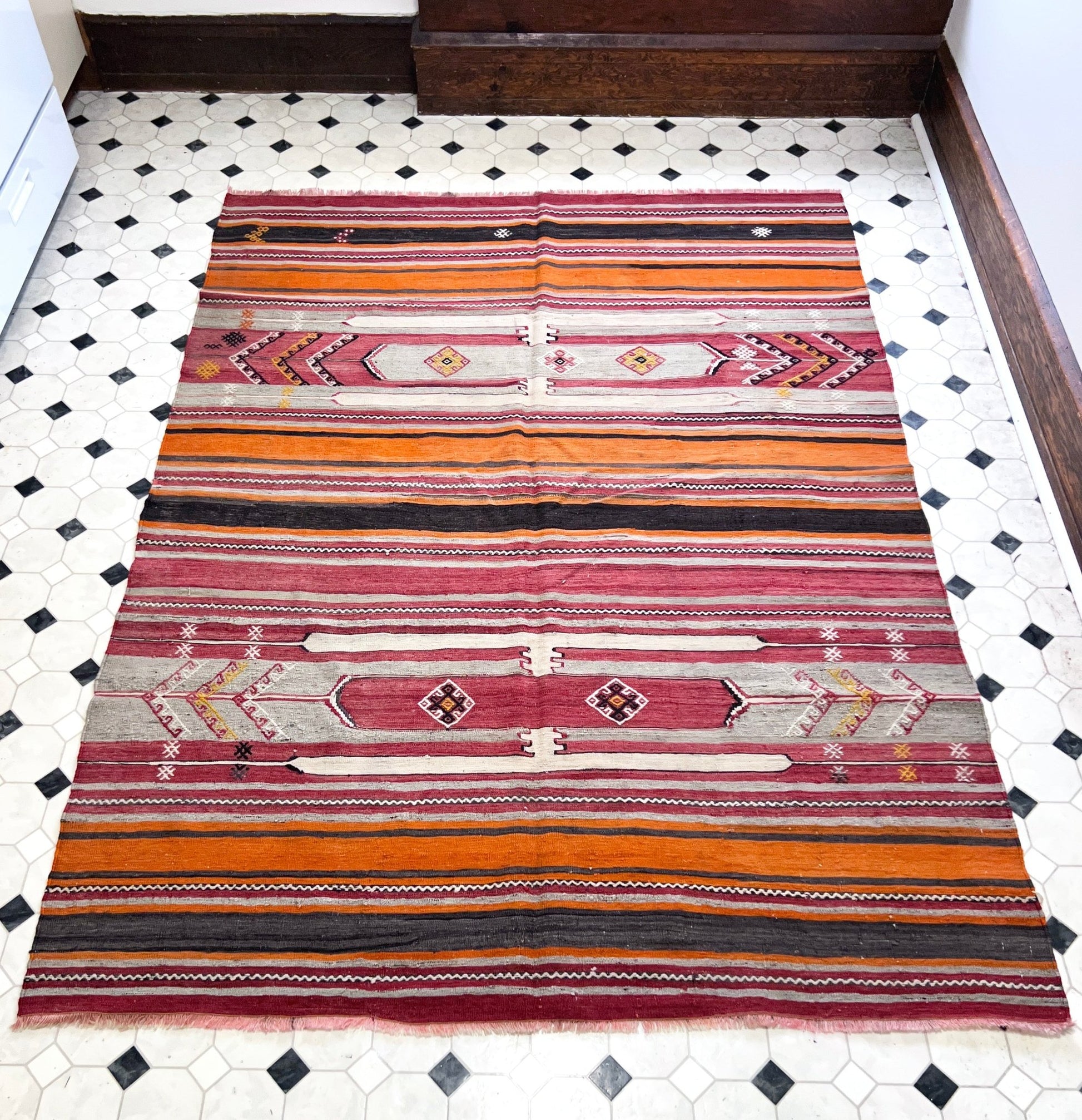 Sivas handmade wool Vintage Turkish Kilim Rug shop los latos los gatos palo altos. Vintage rug shop berkeley SF bay area