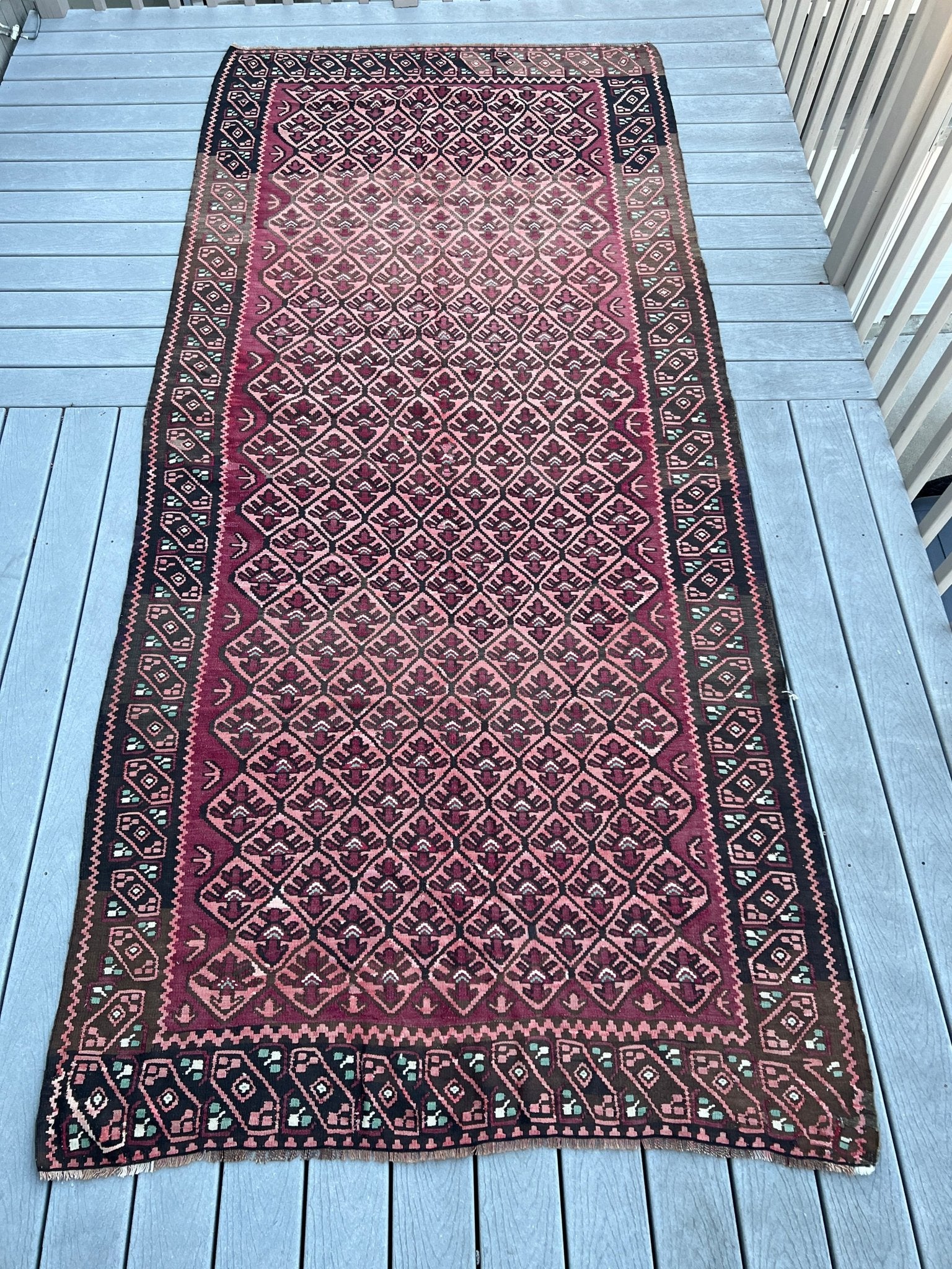 Antique Armenian Kilim Rug. Vintage Caucasian Rug. Oriental rug store San Francisco Bay Area. Buy rug online Free shipping