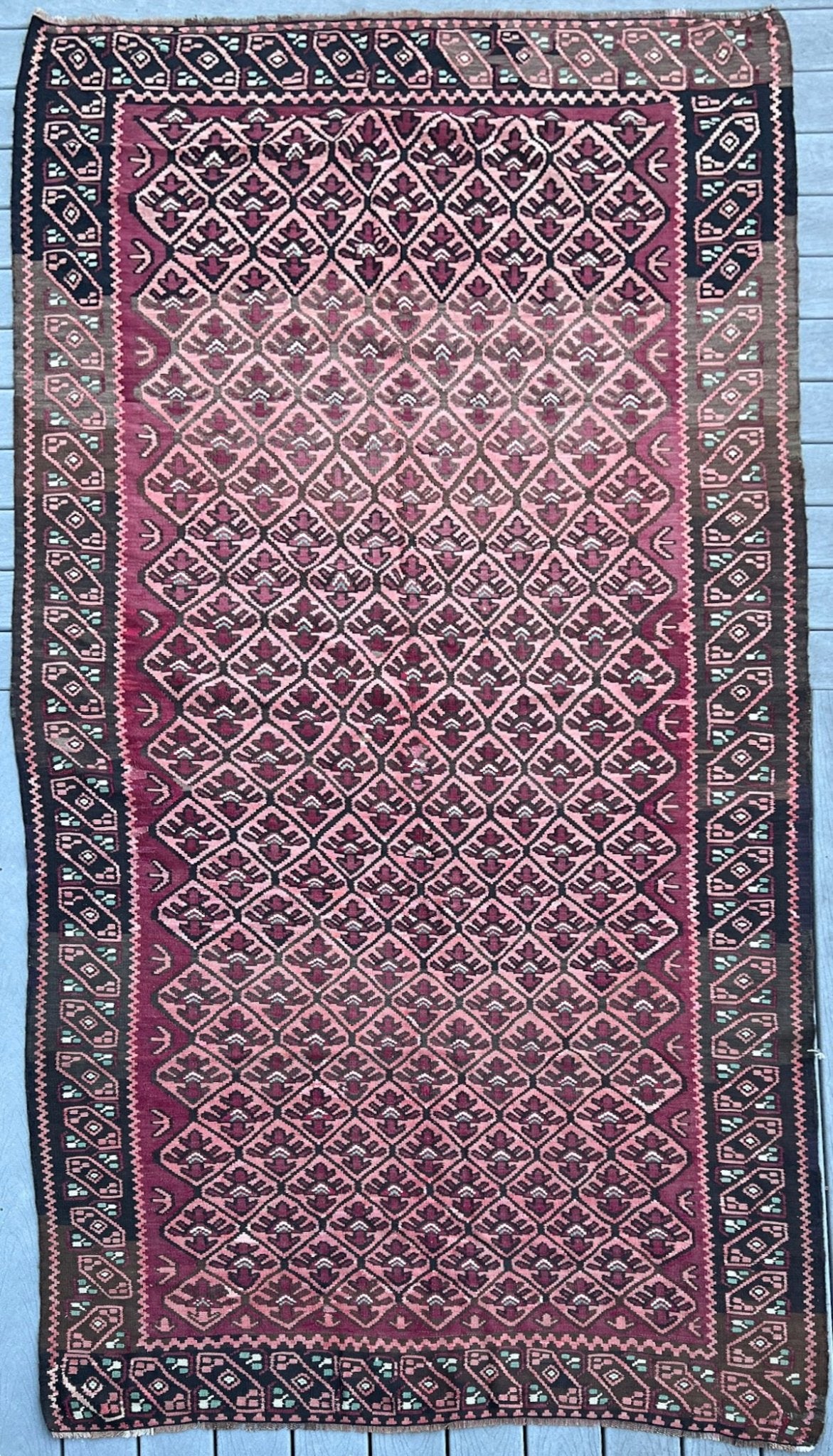 Antique Armenian Kilim Rug. Vintage Caucasian Rug. Oriental rug store San Francisco Bay Area. Buy rug online Free shipping