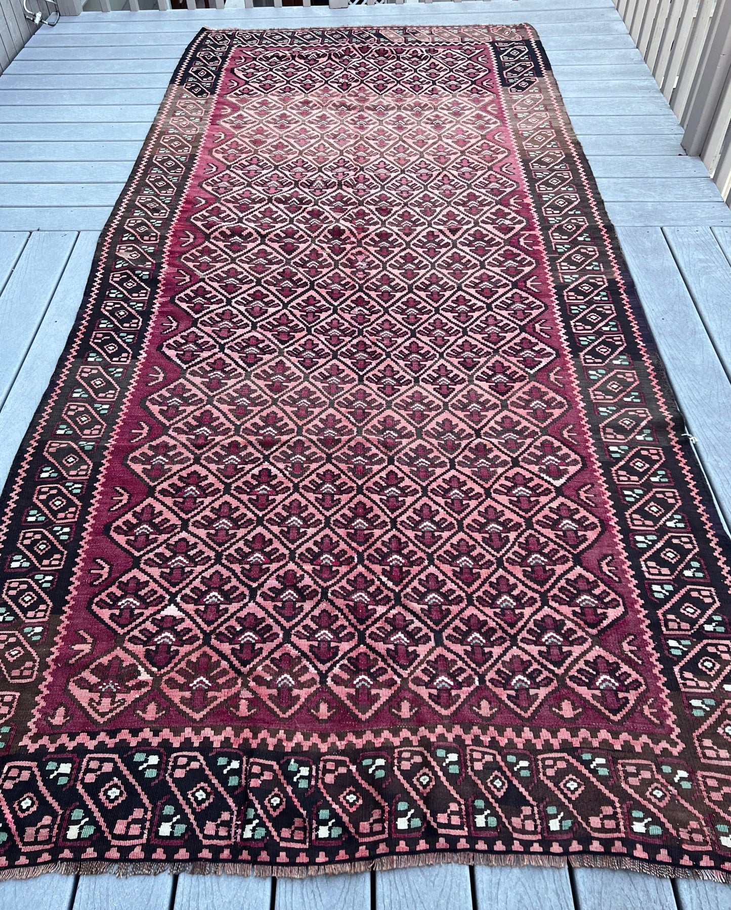 Antique Armenian Kilim Rug. Vintage Caucasian Rug. Oriental rug store San Francisco Bay Area. Buy rug online Free shipping