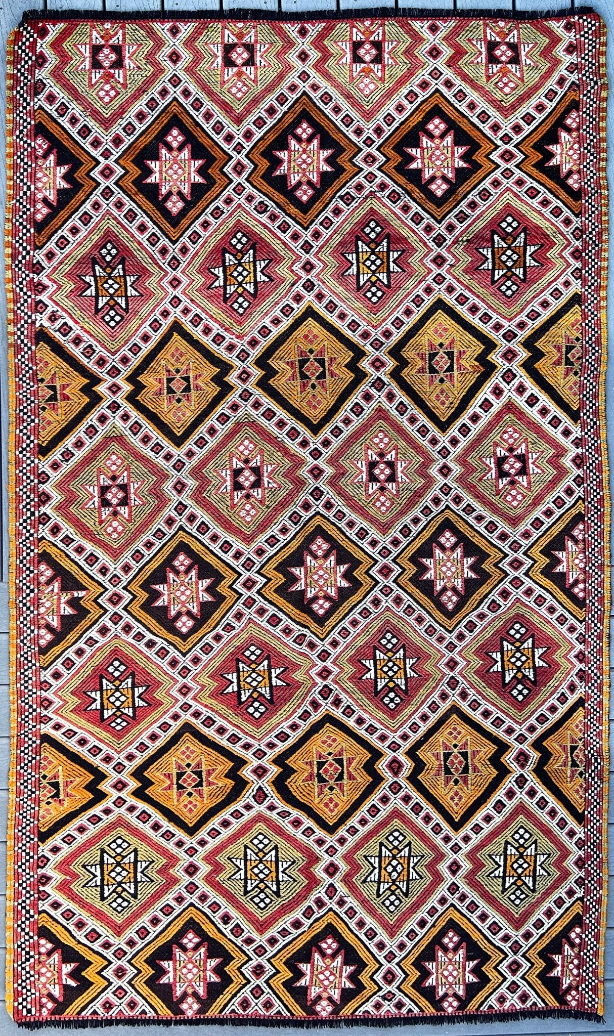 Anamur turkish Zili Wide runner kilim rug store san francisco san mateo palo alto berkeley. Oriental rug shop.