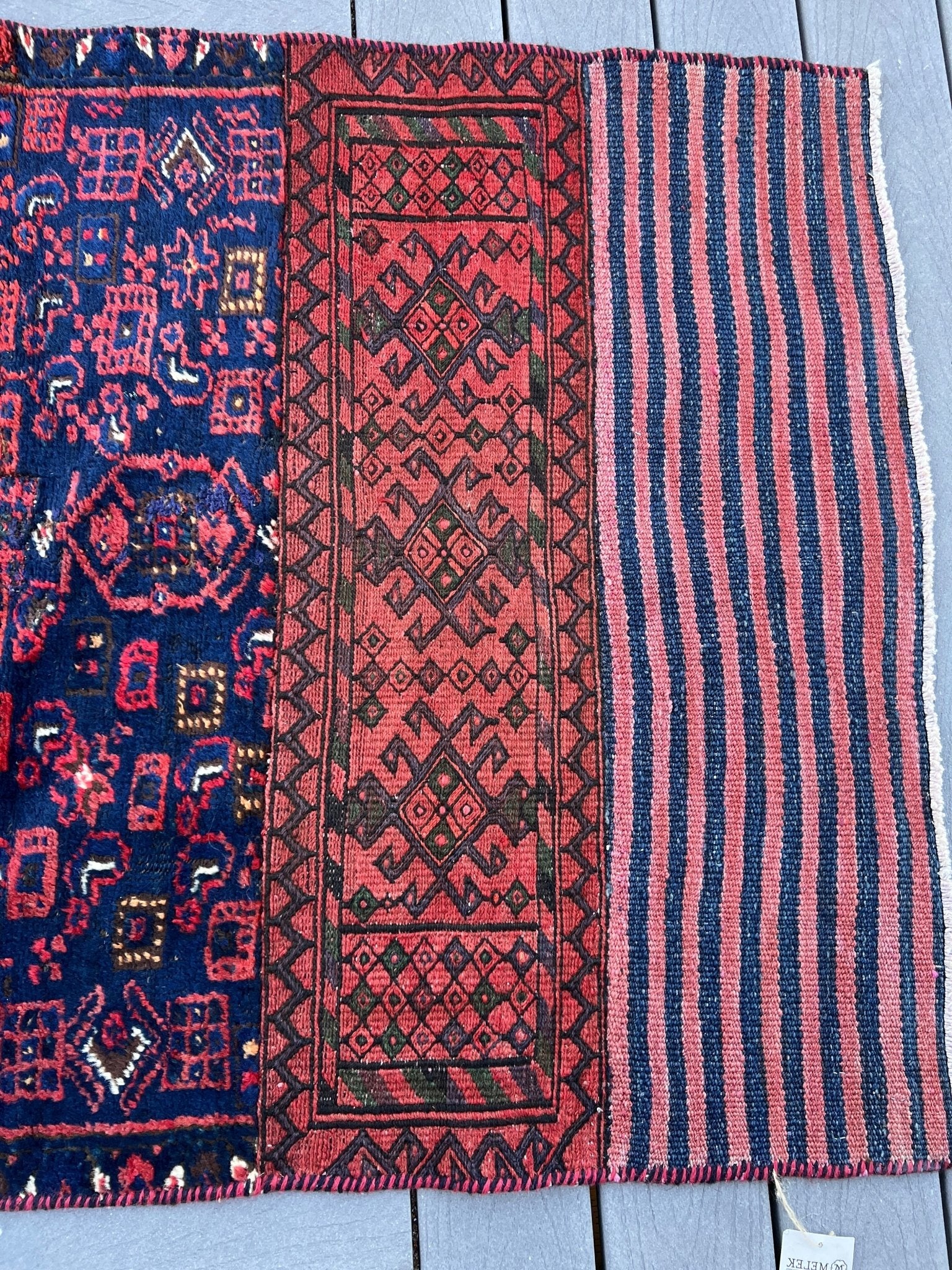 Bakhtiari saddle bag. Small Persian rug for bedroom living room kitchen. Oriental rug shop palo alto los gatos los altos.