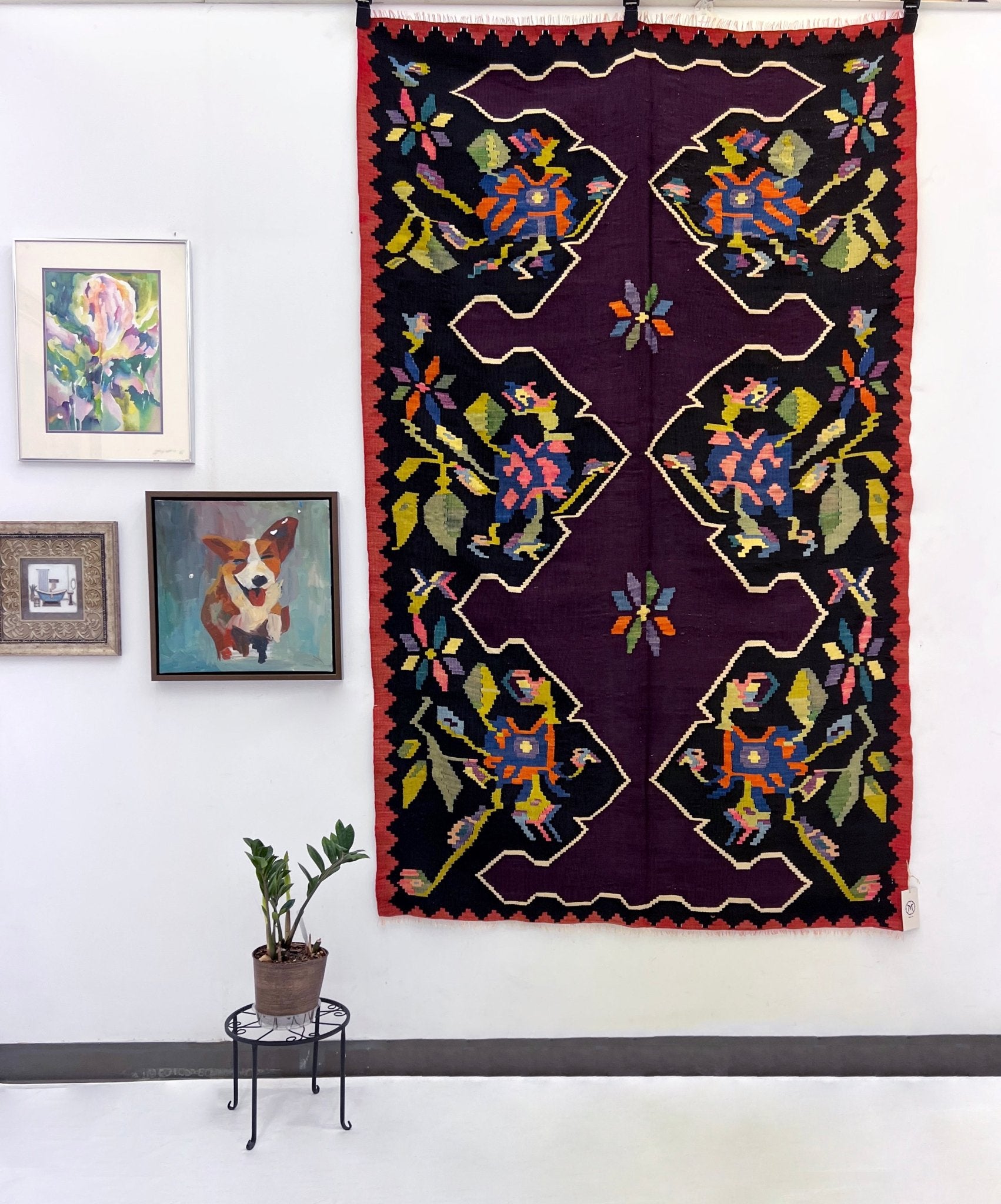 floral rug vintage kilim rug san francisco bay area rug shopping