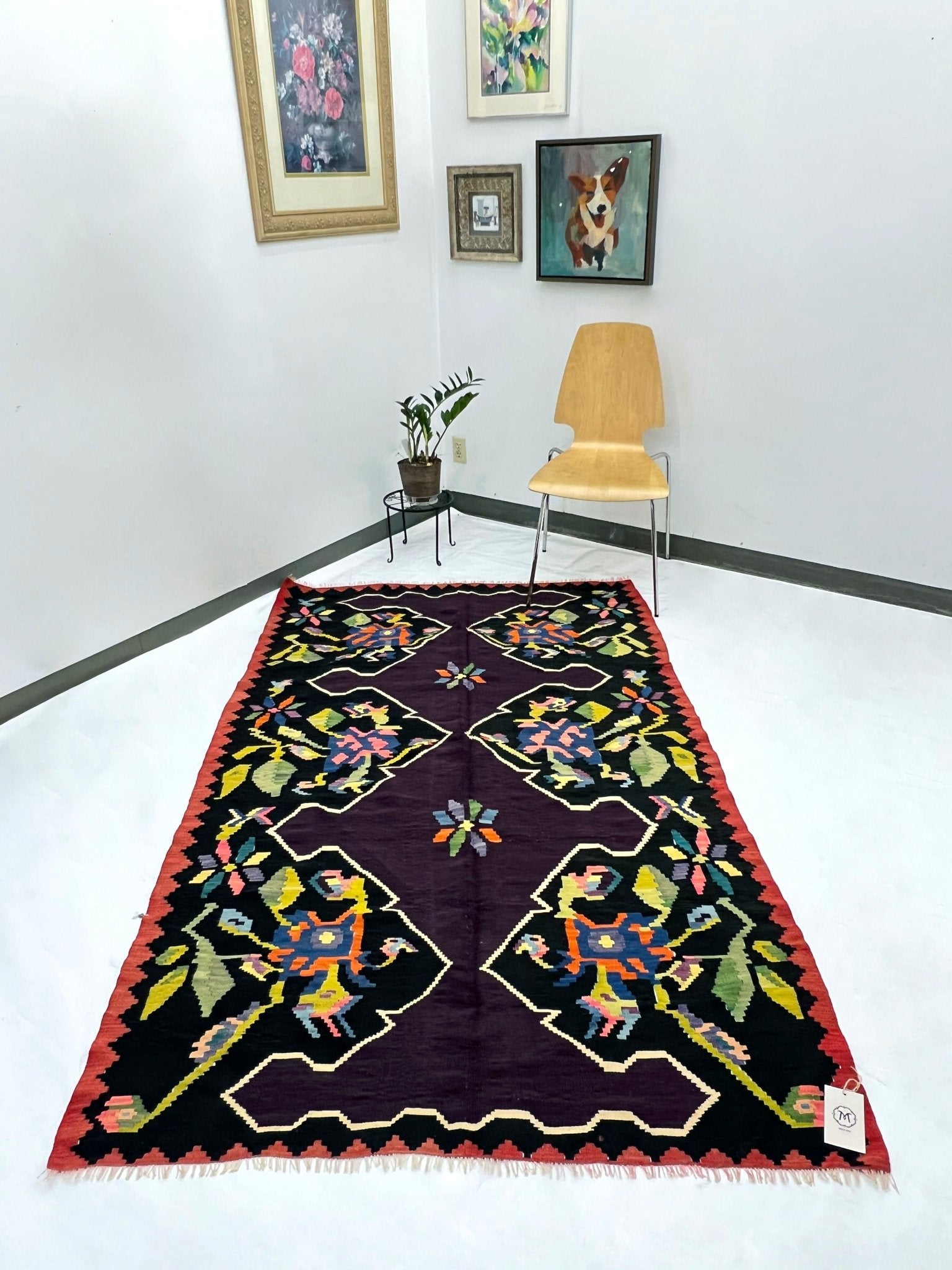 floral rug vintage kilim rug san francisco bay area rug shopping