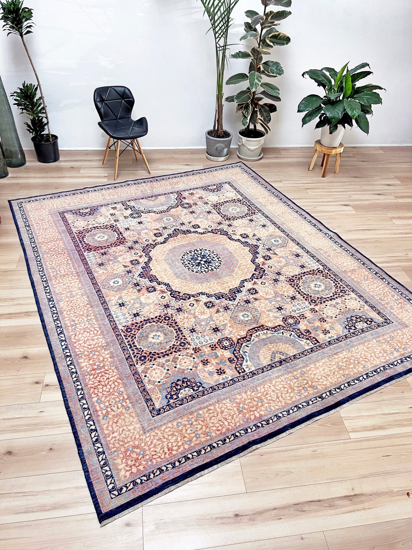 large handmade mamluk rug. Oriental rug shop san francisco bay area. Buy wool carpet online free shipping USA Canada.