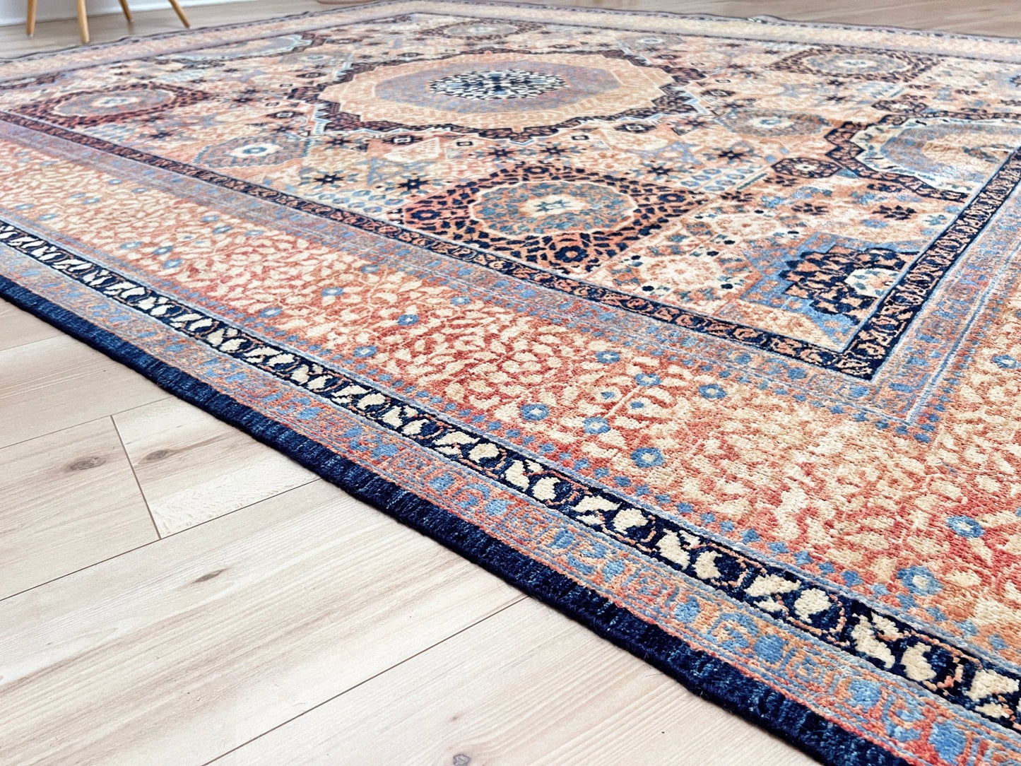 large handmade mamluk rug. Oriental rug shop san francisco bay area. Buy wool carpet online free shipping USA Canada.