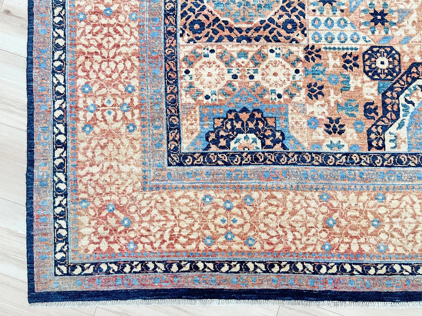 large handmade mamluk rug. Oriental rug shop san francisco bay area. Buy wool carpet online free shipping USA Canada.