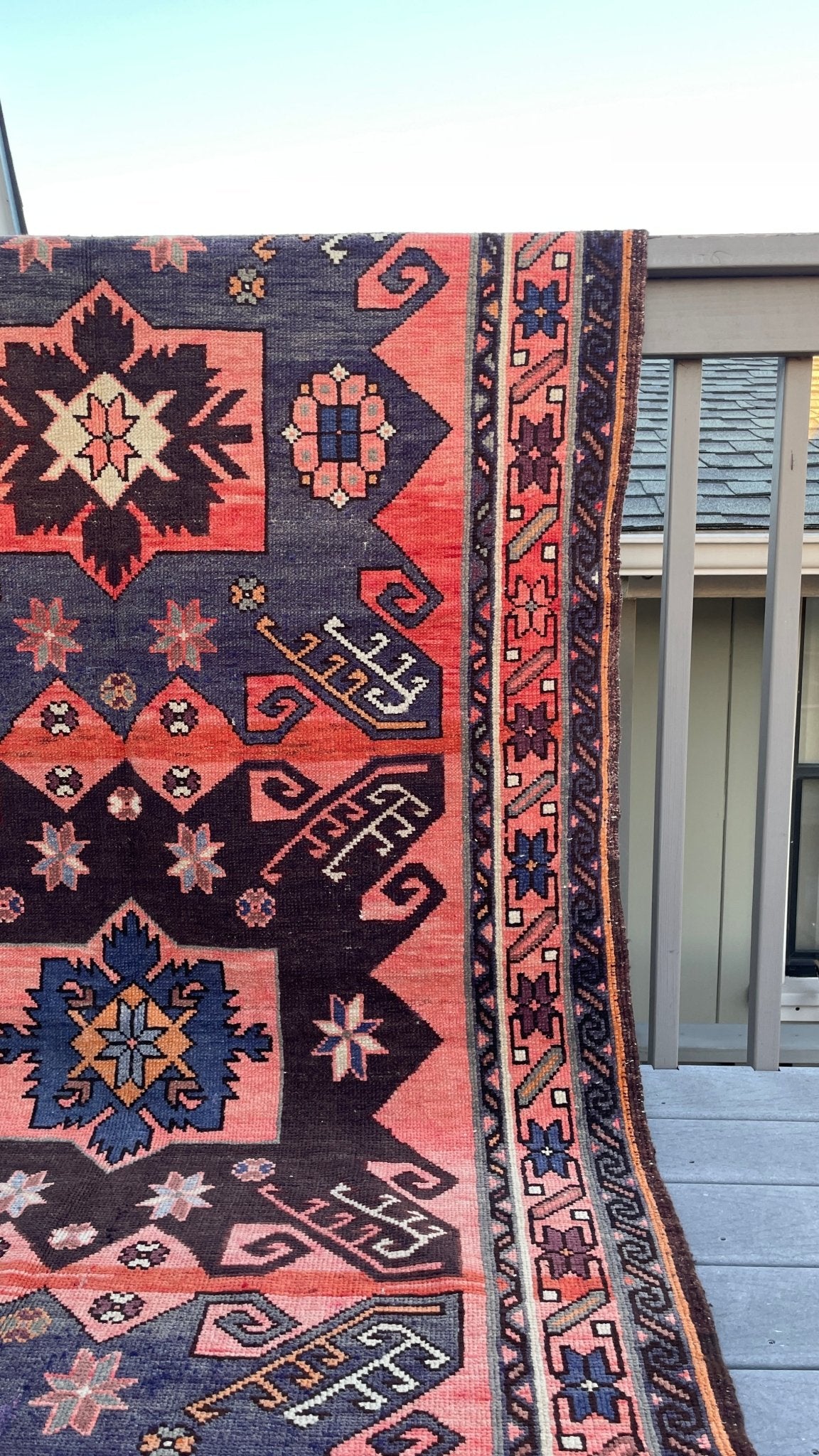 Semi antique Kazak Handmade wool Rug shop san francisco bay area. Buy oriental rug store palo alto, berkeley