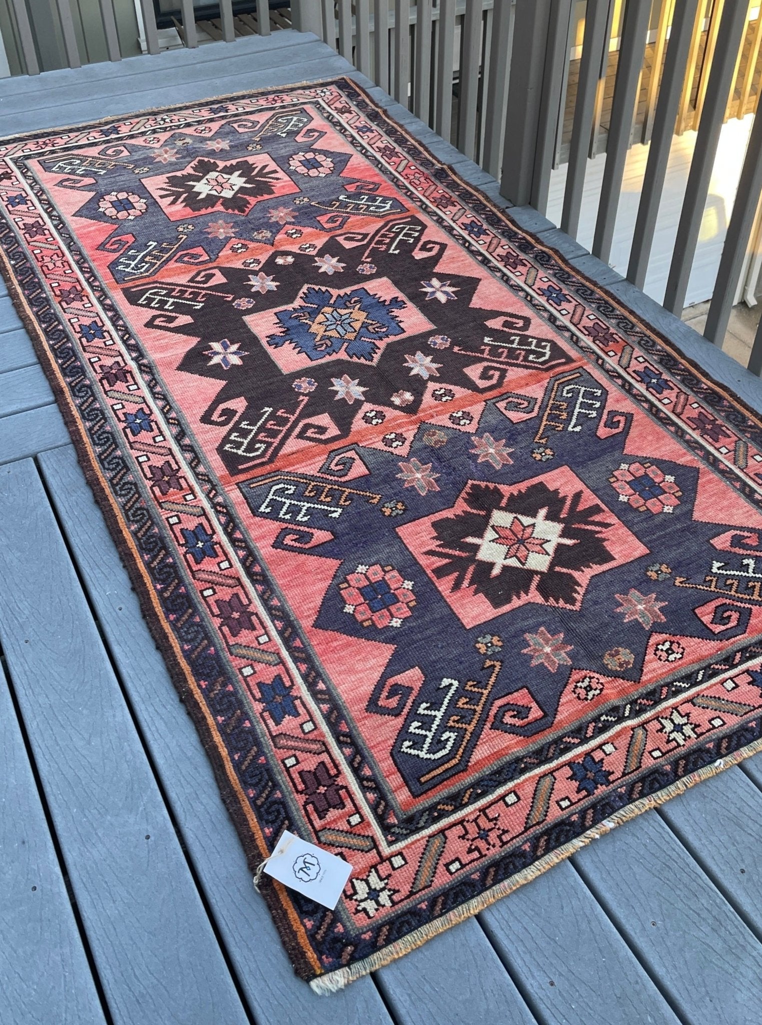 Semi antique Kazak Handmade wool Rug shop san francisco bay area. Buy oriental rug store palo alto, berkeley