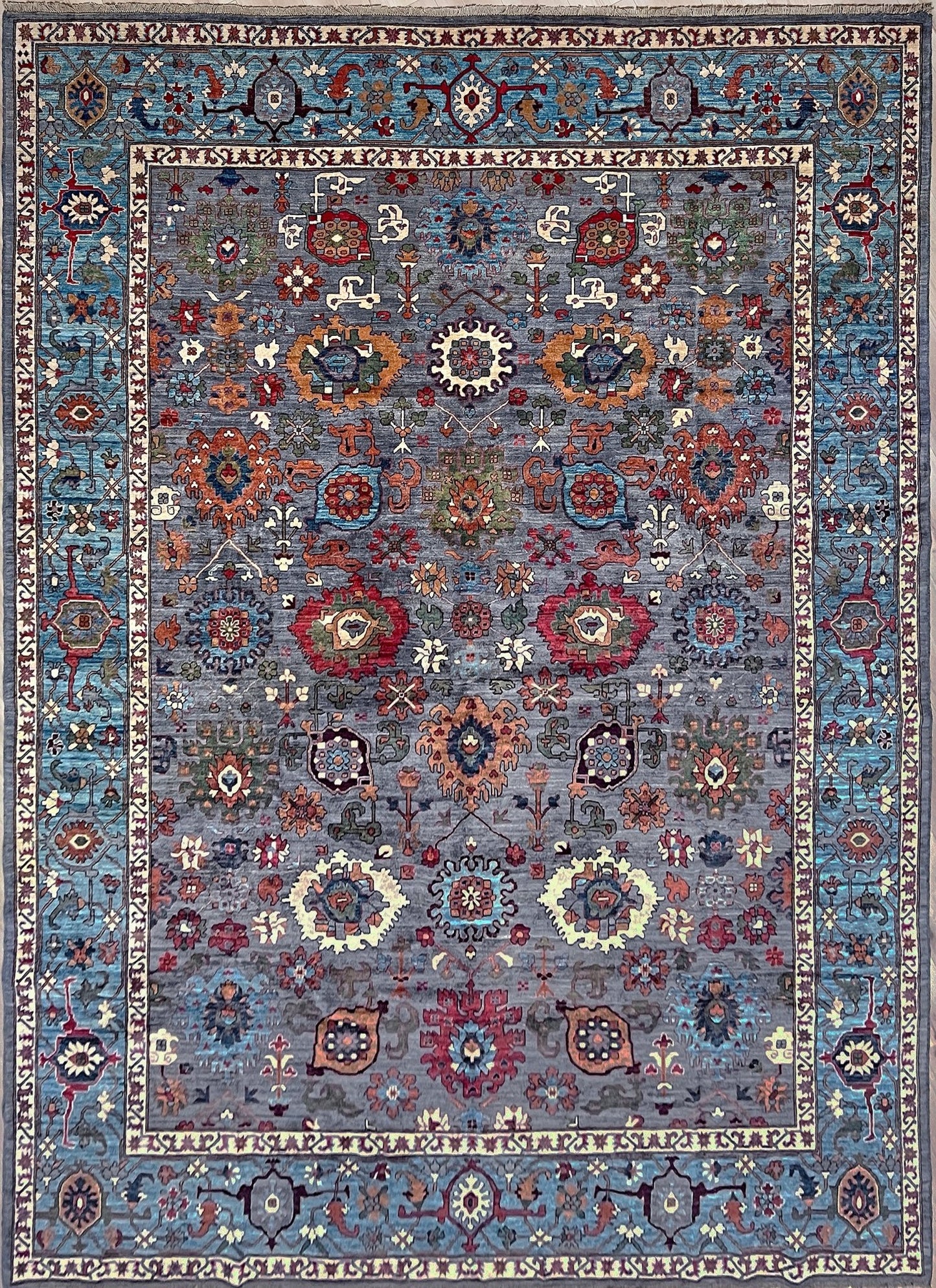 Sultani Handmade wool 10x14 area rug. Oriental rug shop san francisco bay area.  Carpet store berkeley palo alto.