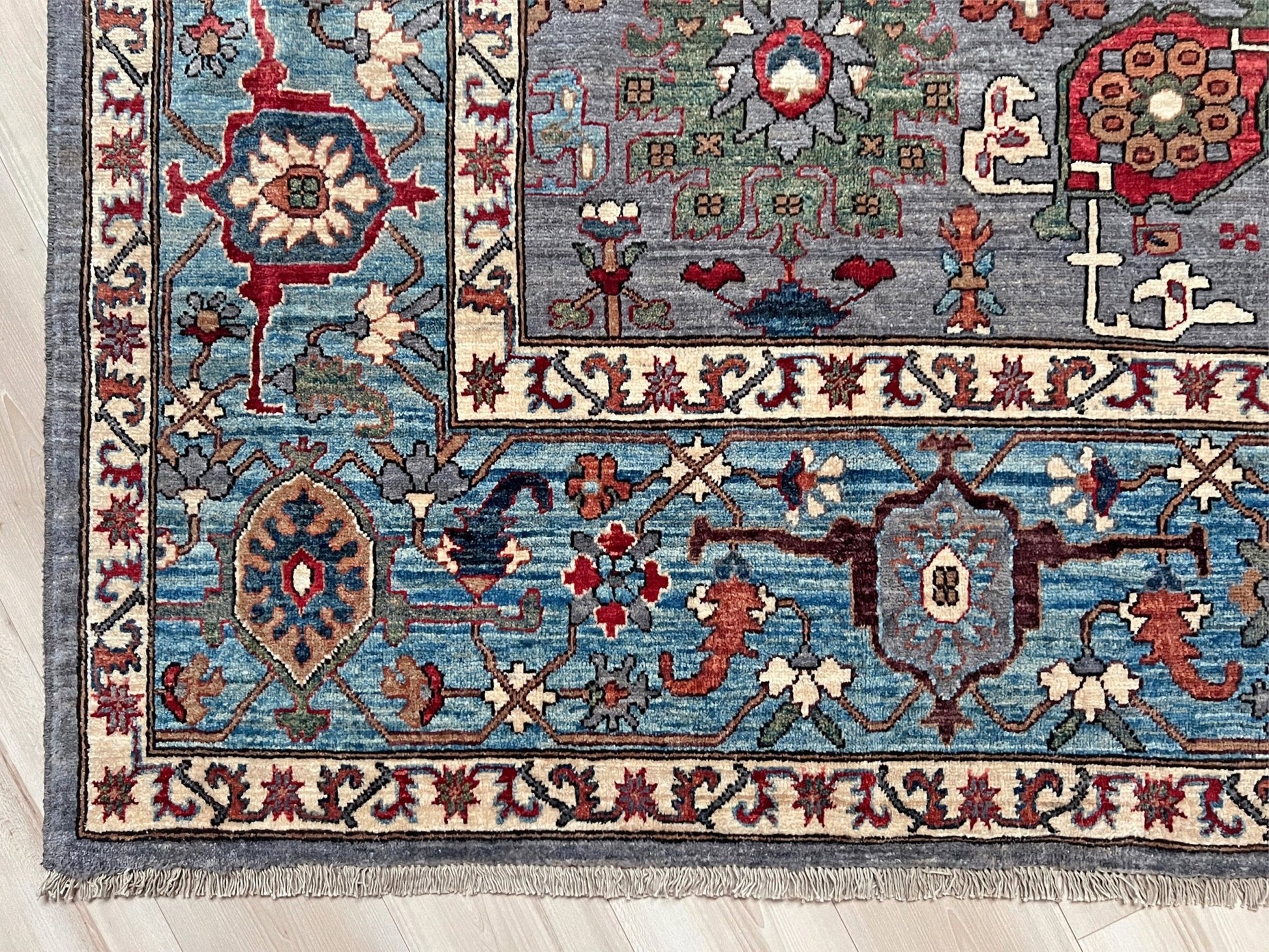 Sultani Handmade wool 10x14 area rug. Oriental rug shop san francisco bay area.  Carpet store berkeley palo alto.