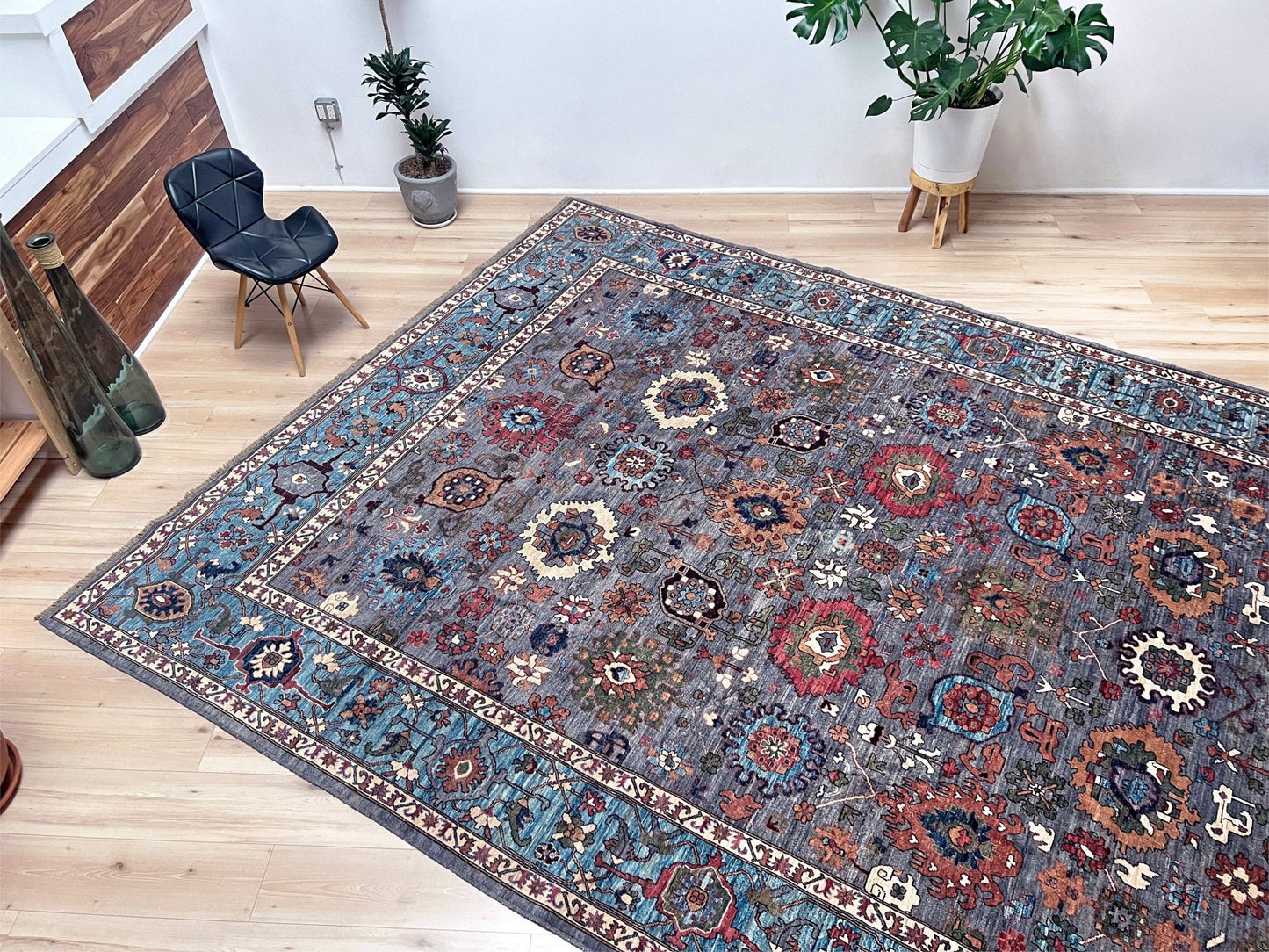 Sultani Handmade wool 10x14 area rug. Oriental rug shop san francisco bay area.  Carpet store berkeley palo alto.