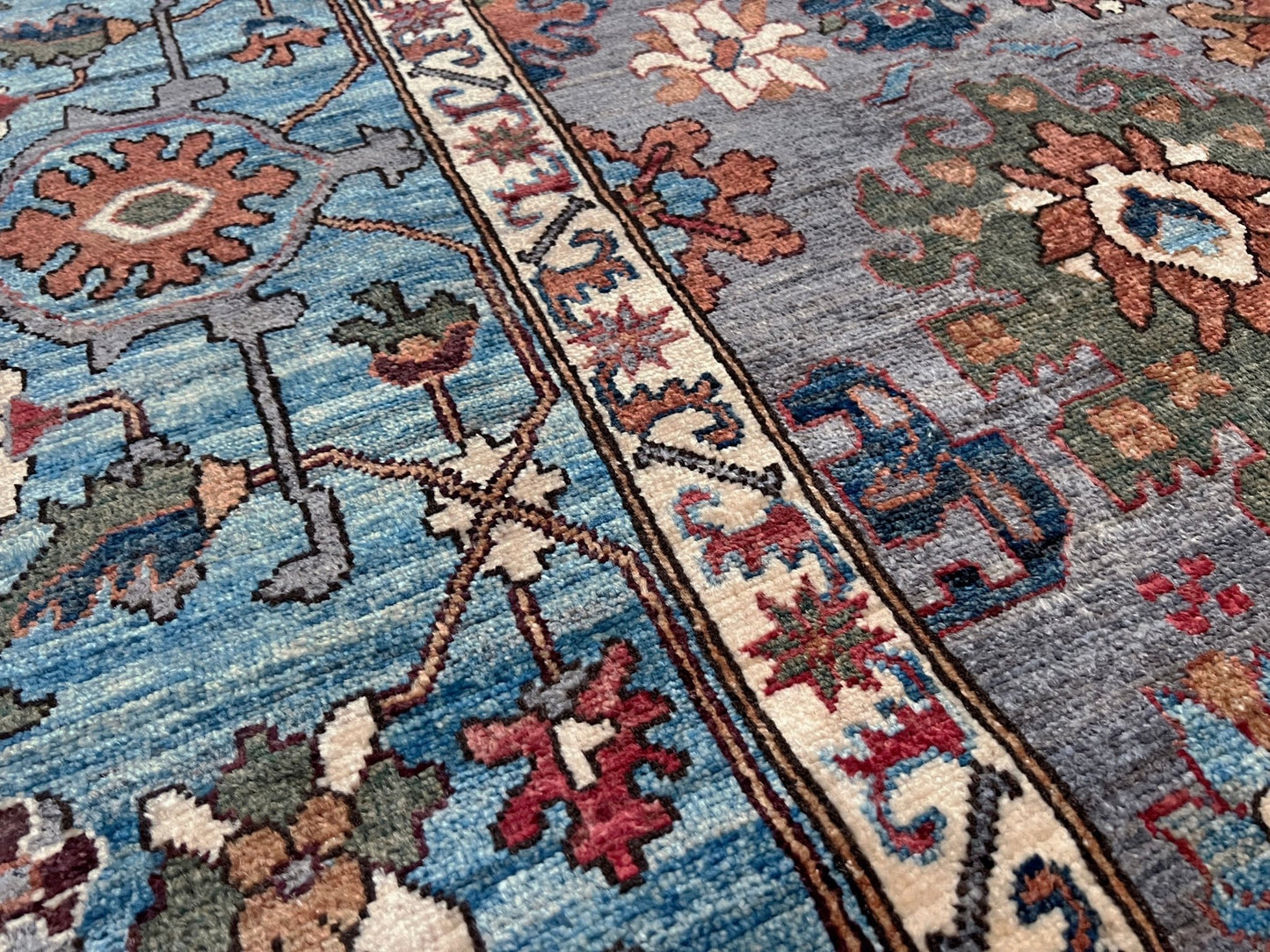 Sultani Handmade wool 10x14 area rug. Oriental rug shop san francisco bay area.  Carpet store berkeley palo alto.