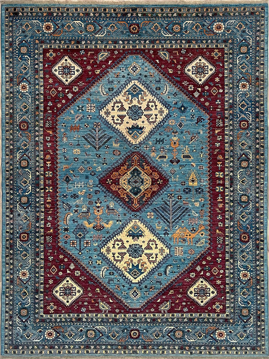 Serapi handmade contemporary rug. Wool tribal oriental rug shop san francisco bay area. Buy handmade rug near me.