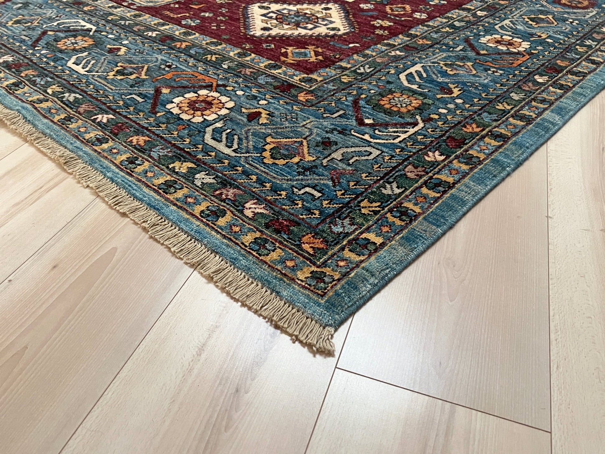 Serapi handmade contemporary rug. Wool tribal oriental rug shop san francisco bay area. Buy handmade rug near me.