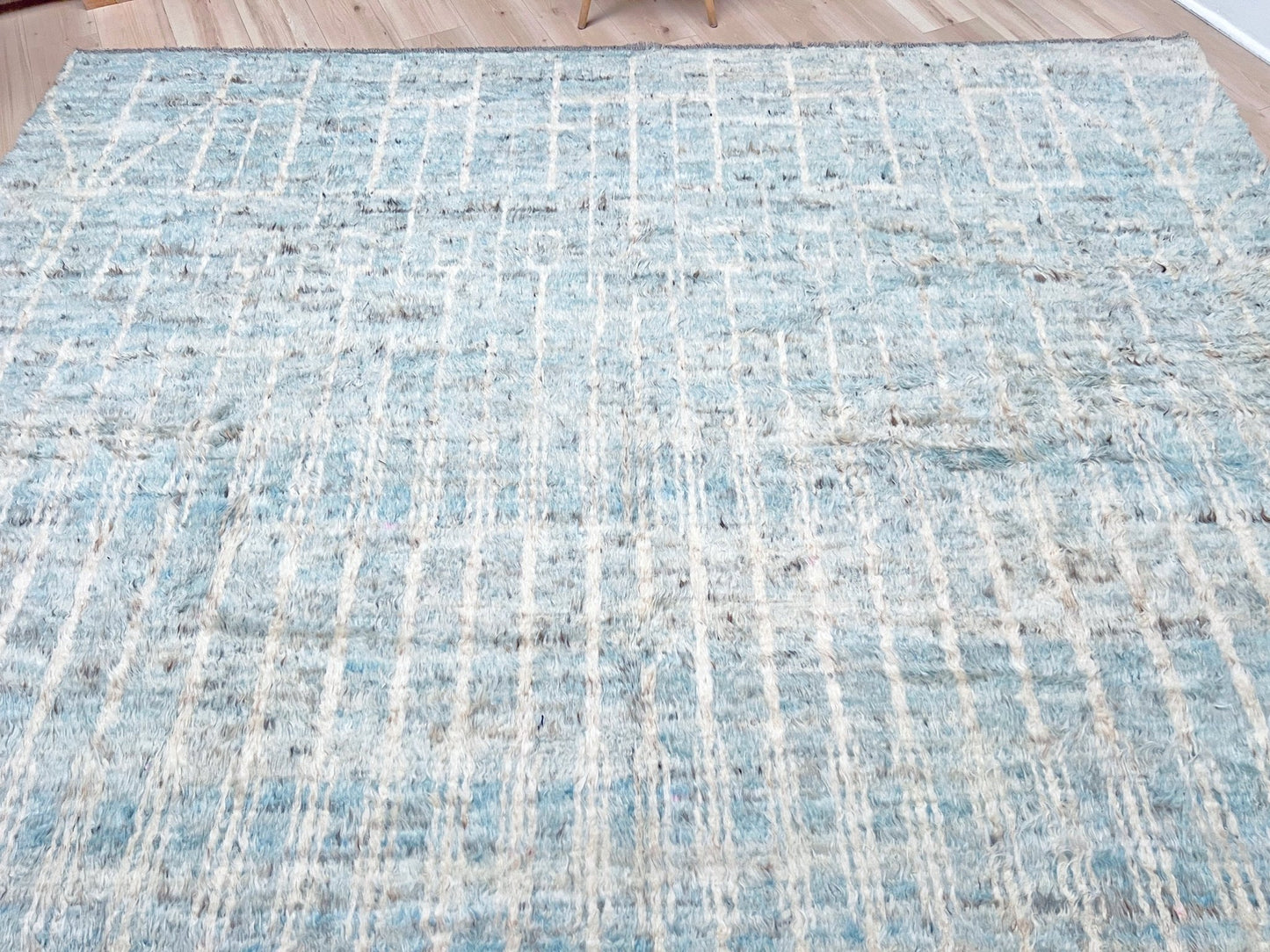 Moroccan Shag minimalist rug wool handmade 10x14 large area rug. Rug shop San Francisco Bay Area. Buy rug online.