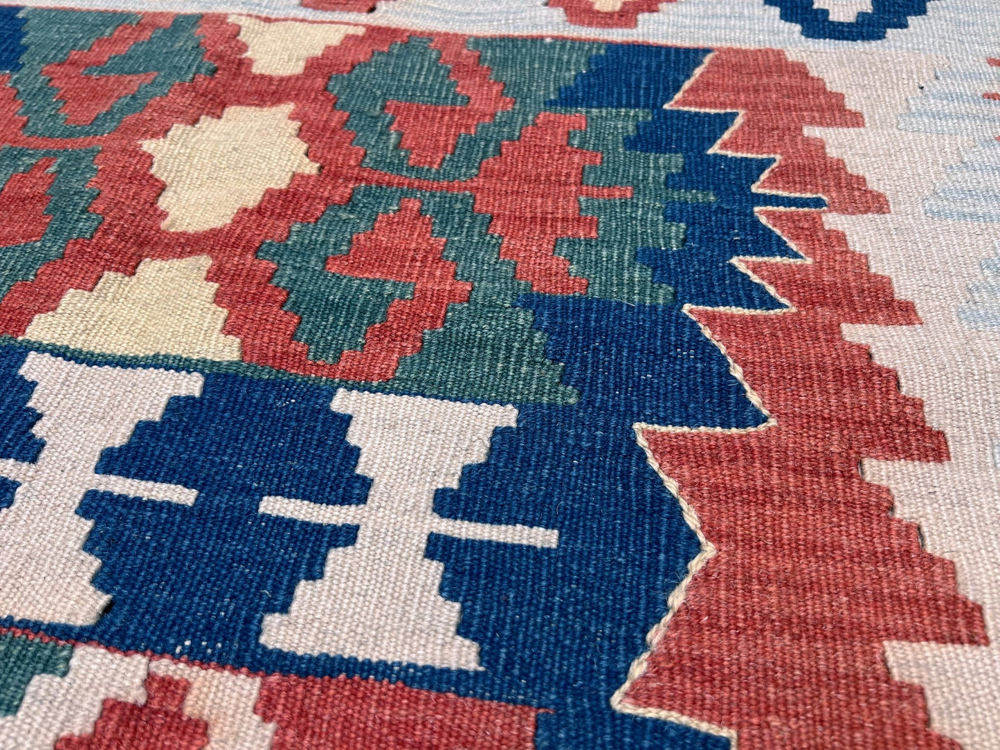 handmade turkish kilim rug shop san francisco bay area CA. Wool rug with tribal design.