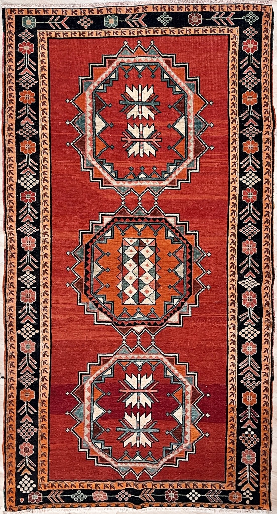 Derbend Caucasian Wide Runner rug. Oriental rug store San Francisco Bay Area. Buy rug online free shipping to USA, Canada.