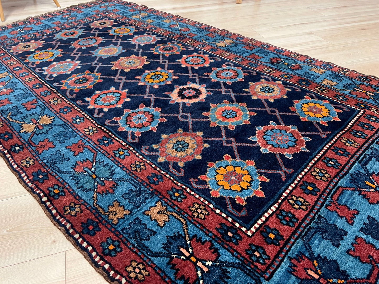 Caucasian blue oriental rug shop San Francisco Bay Area. Buy handmade carpet wool rug online Handmade rug store Berkeley