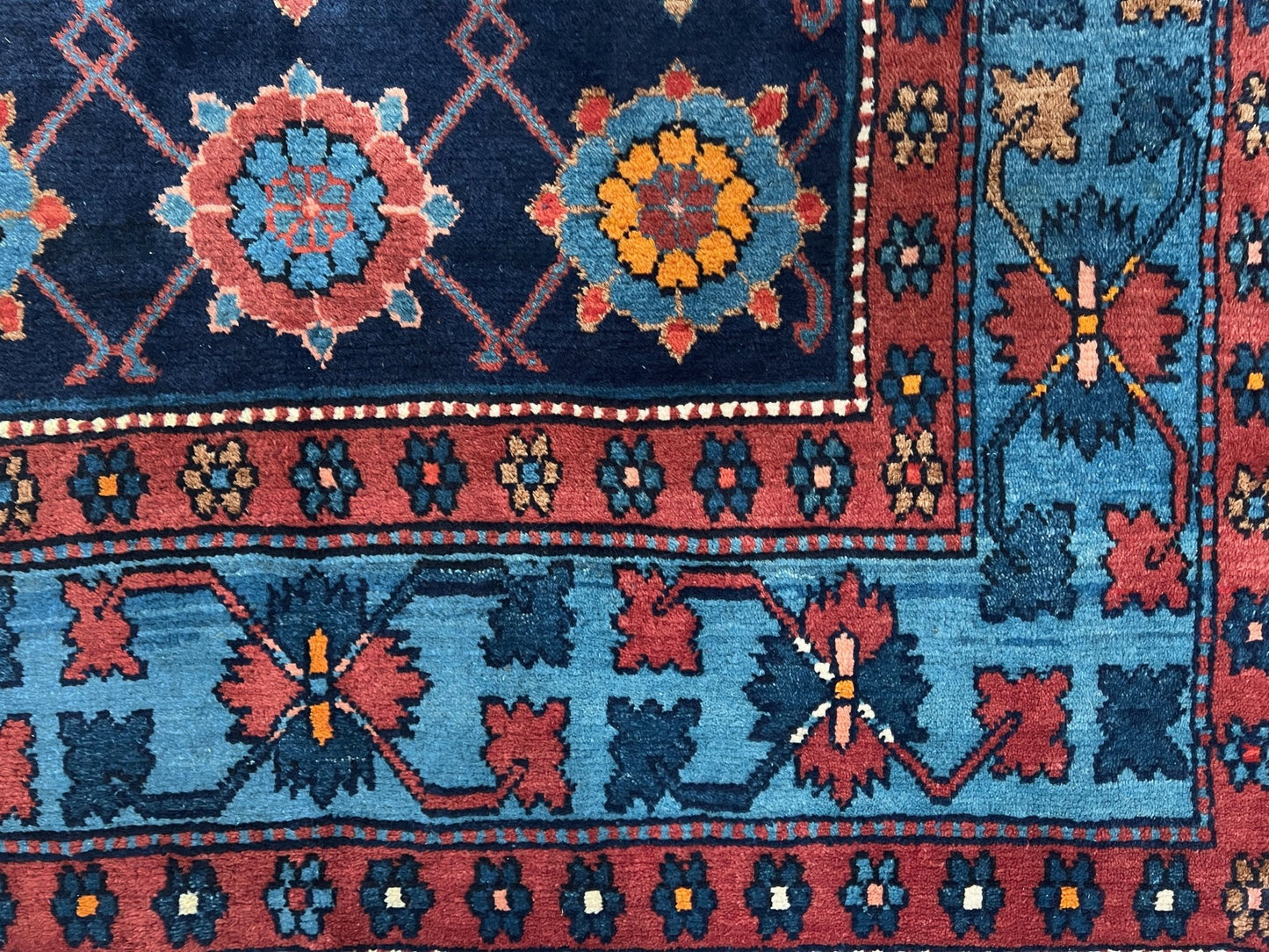 Caucasian blue oriental rug shop San Francisco Bay Area. Buy handmade carpet wool rug online Handmade rug store Berkeley