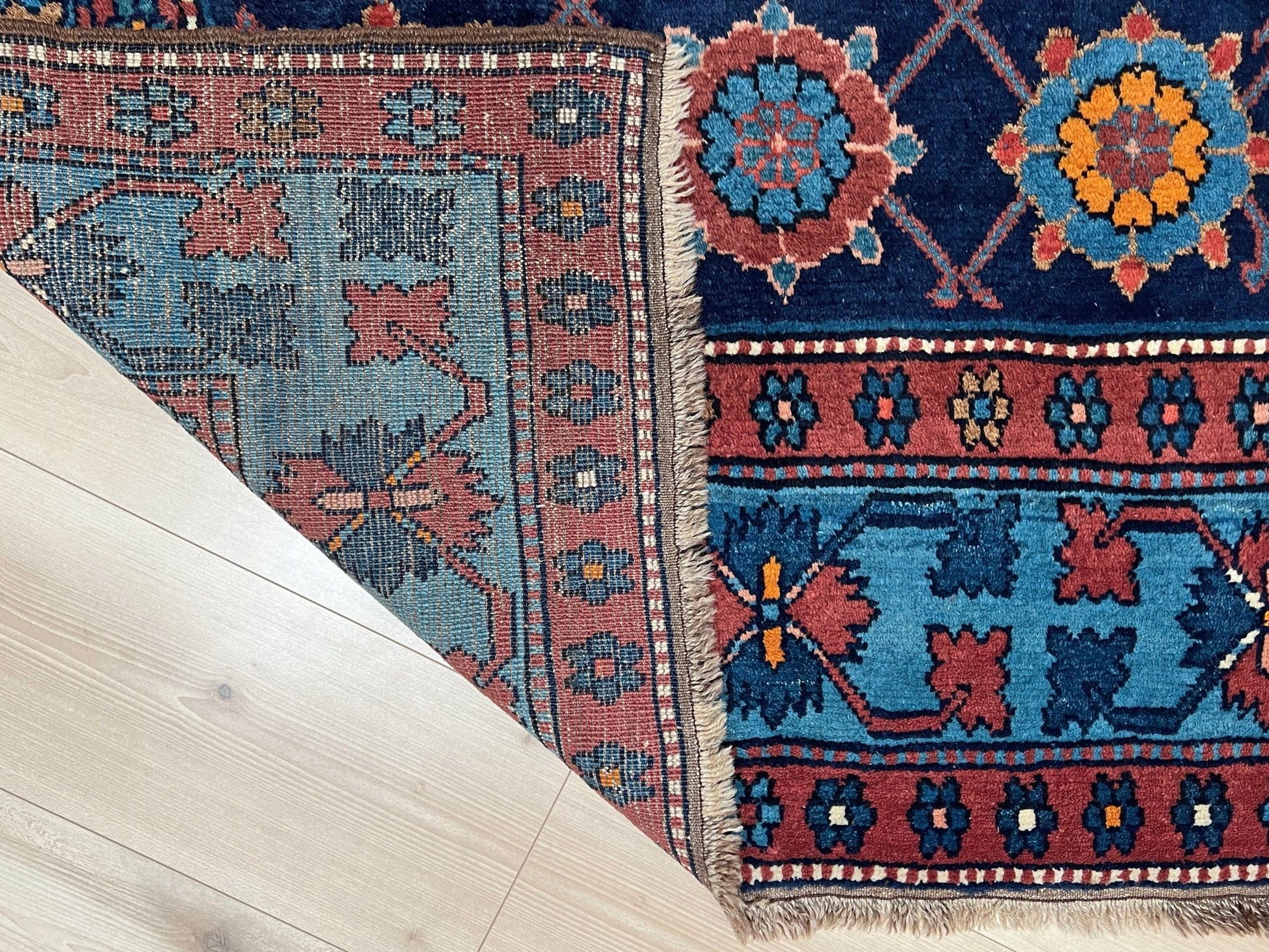 Caucasian blue oriental rug shop San Francisco Bay Area. Buy handmade carpet wool rug online Handmade rug store Berkeley