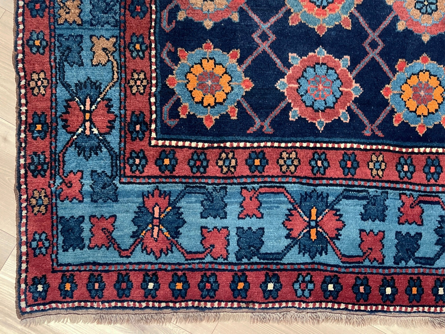 Caucasian blue oriental rug shop San Francisco Bay Area. Buy handmade carpet wool rug online Handmade rug store Berkeley