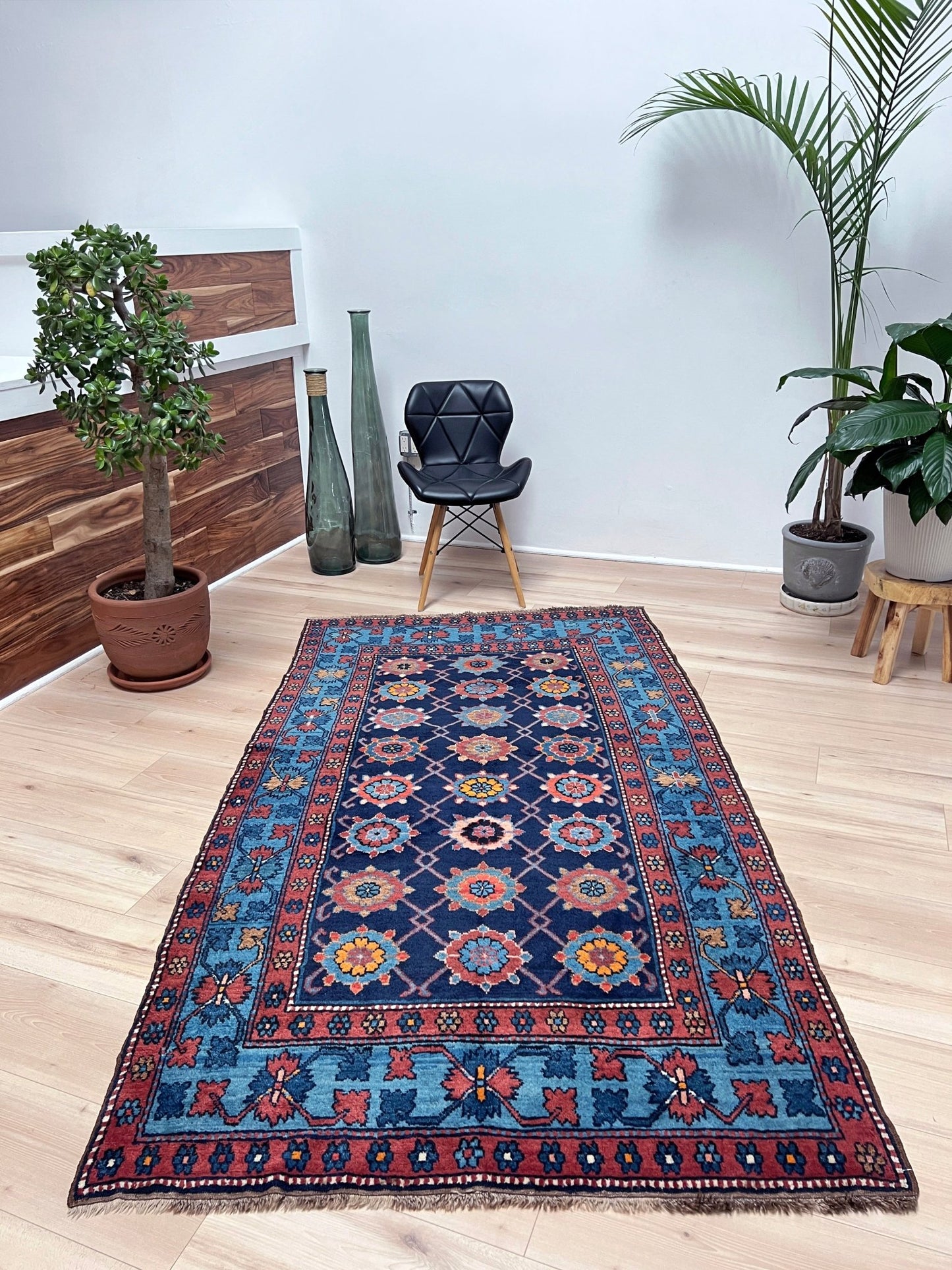 Caucasian blue oriental rug shop San Francisco Bay Area. Buy handmade carpet wool rug online Handmade rug store Berkeley