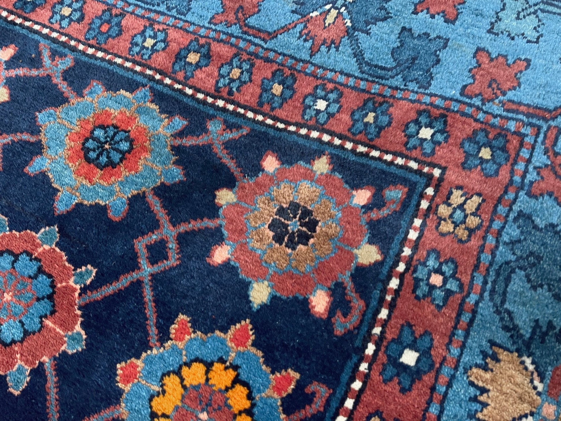 Caucasian blue oriental rug shop San Francisco Bay Area. Buy handmade carpet wool rug online Handmade rug store Berkeley