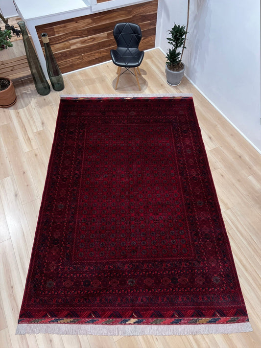 Khoja Roshnai Turkmen Rug. Handmade Wool Afghan Rug. Oriental rug shop san francisco bay area Menlo Park Palo Alto
