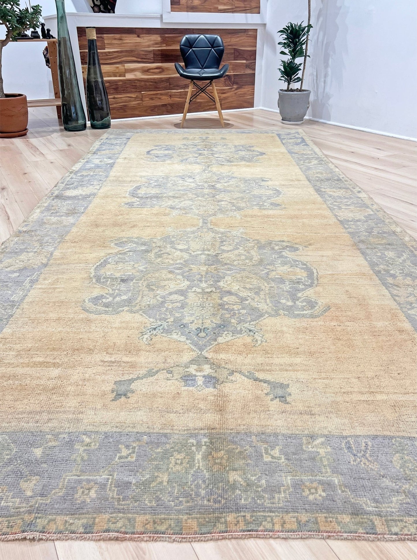 Kars turkish wide runner rug. Handmade rug shop san francisco bay area. Turkish muted wool rug for entry, hallway. Buy wool carpet online