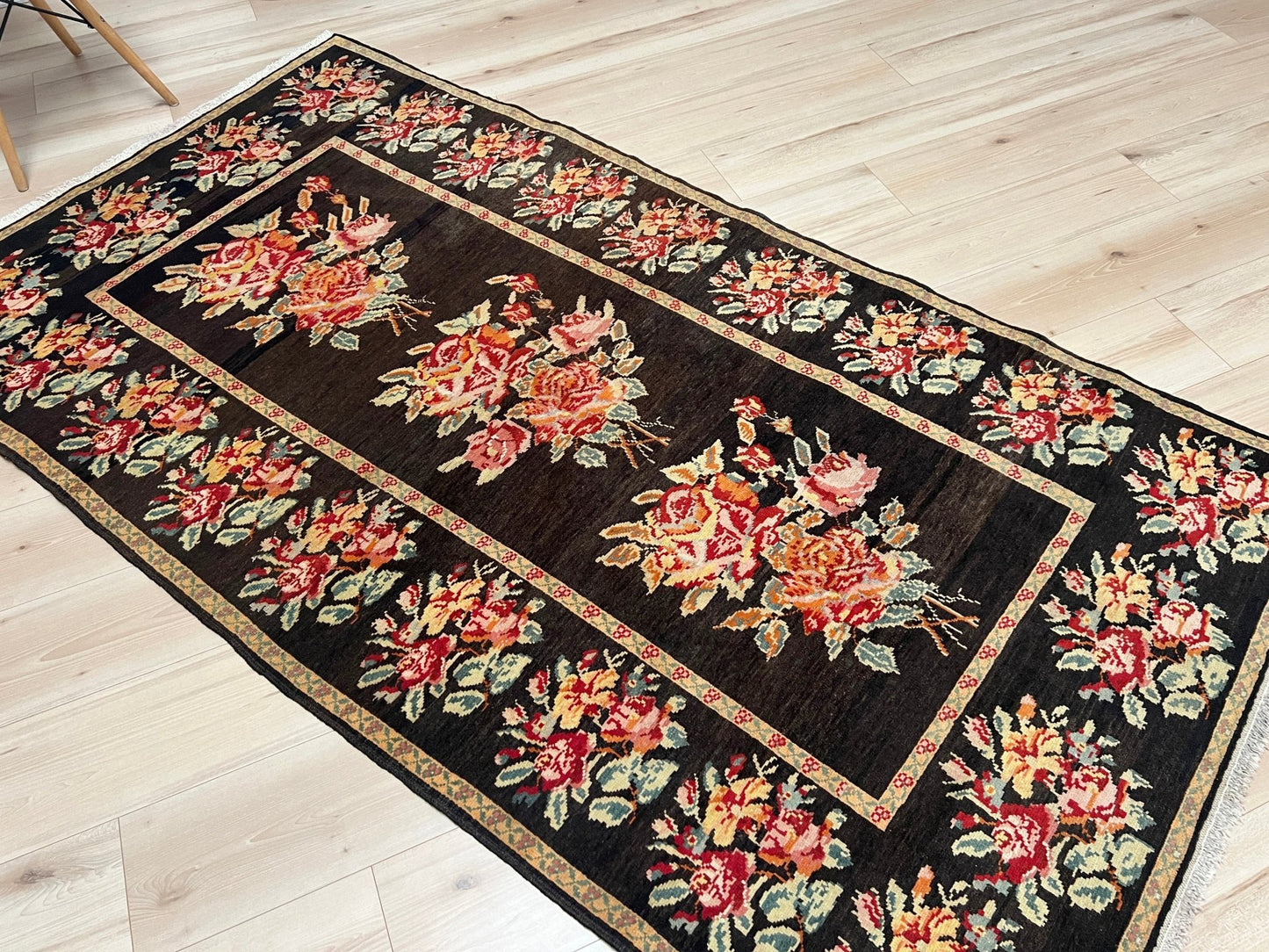 KARABAGH armenian vintage Scatter rug. Oriental rug shop san francisco bay area. Buy handmade wool rug online free shipping