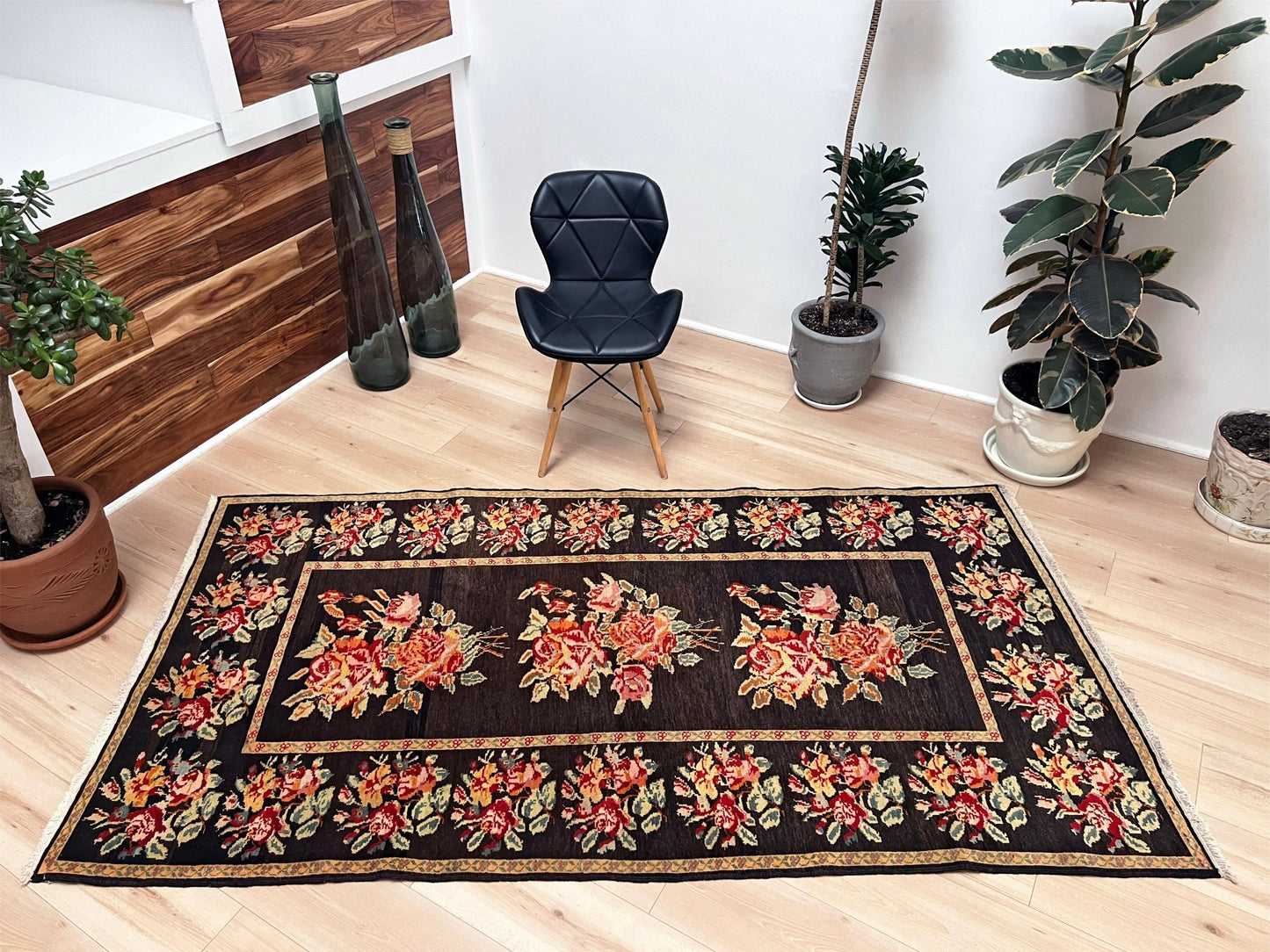 KARABAGH armenian vintage Scatter rug. Oriental rug shop san francisco bay area. Buy handmade wool rug online free shipping